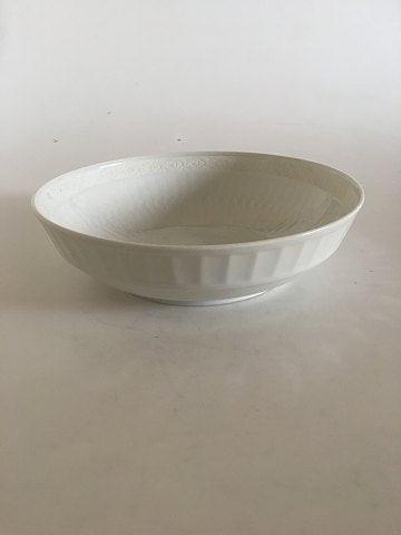 Royal Copenhagen White Fan Bowl No 11526