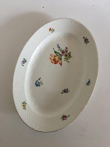 Bing  Grondahl Saxon Flower Oval Serving Dish No 15