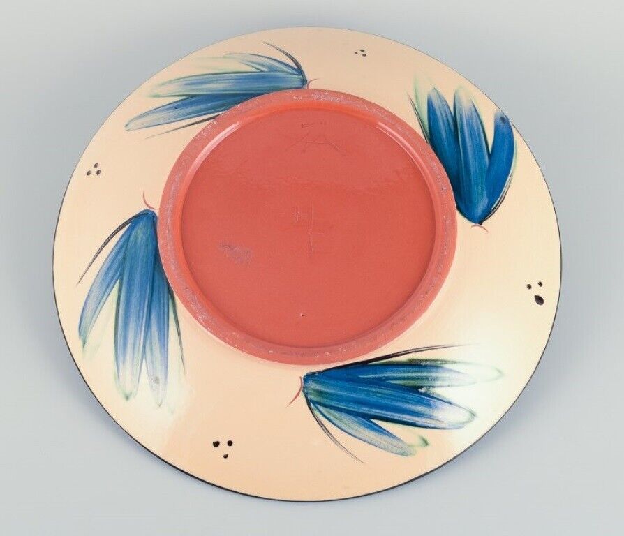 Heidi Fournier for Kähler Denmark Large ceramic bowl with floral motifs