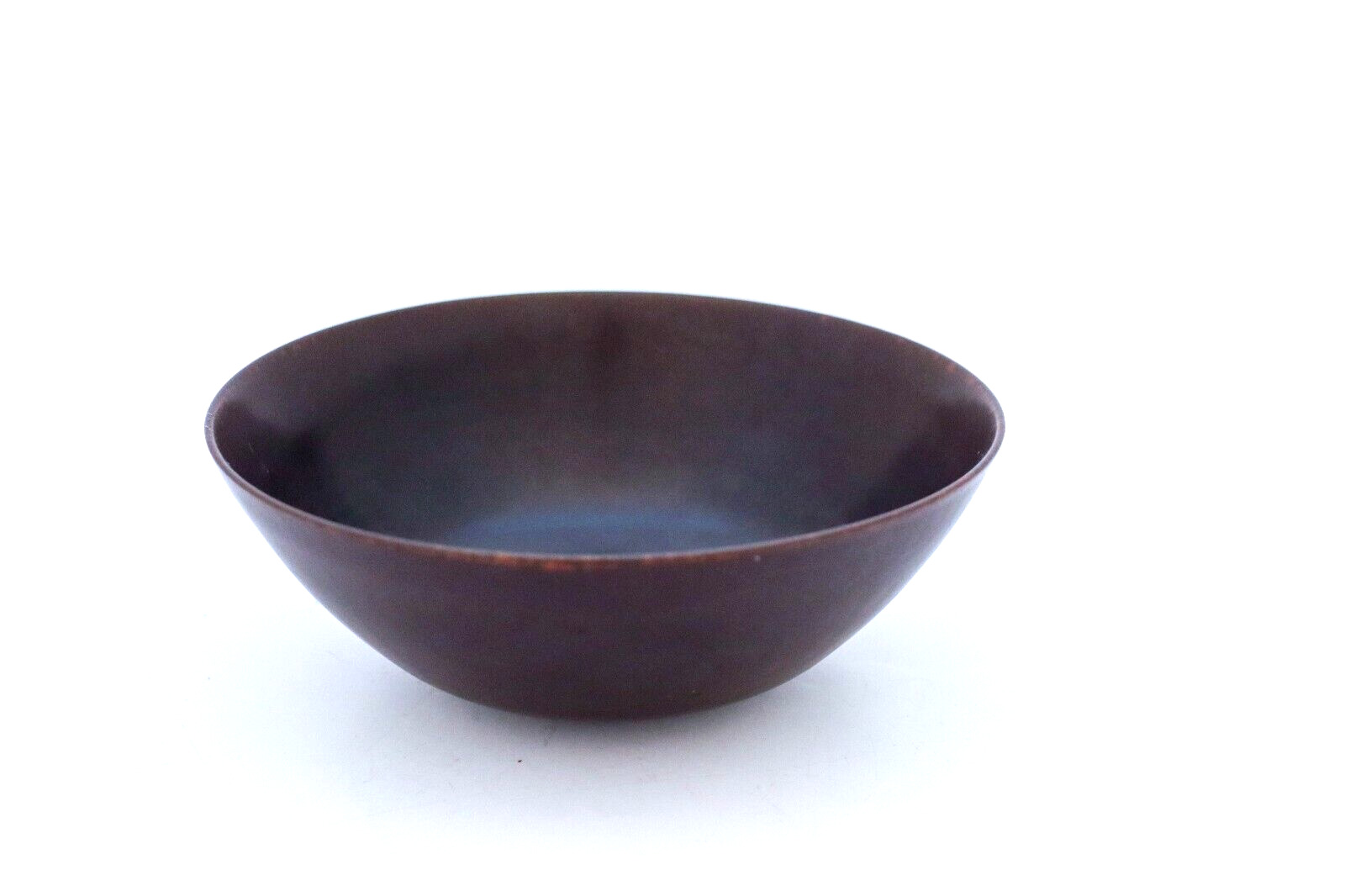 Unique Brown Bowl Carl-Harry Stålhane (Stalhane) Rörstrand Mid 20th century 1951