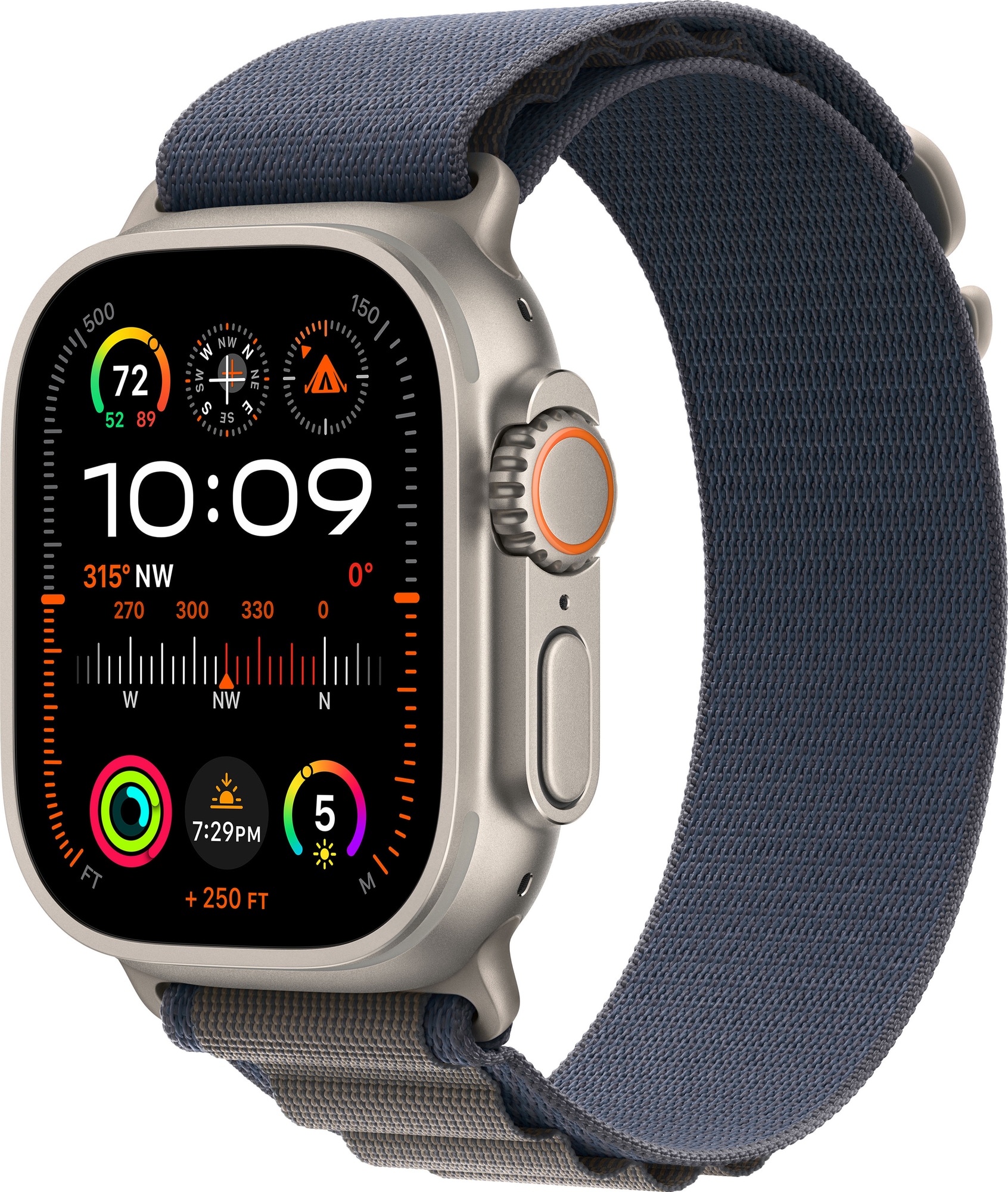 Apple Watch Ultra 2,49mm GPS+CEL Titanium  M (Blue/Alpine Loop)