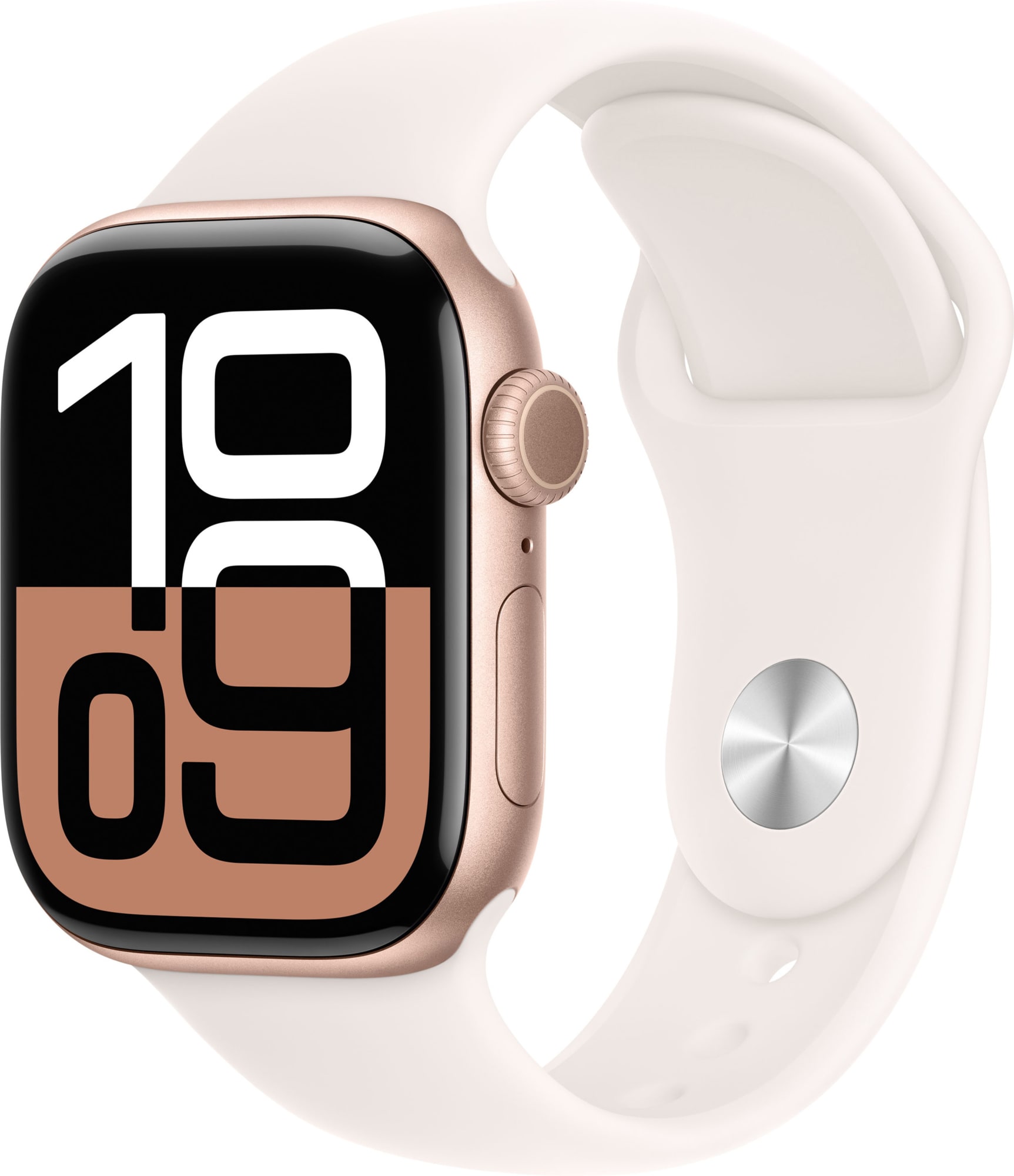 Apple Watch S10 42mm GPS (Rose Gold Alu/Light Blush sportsrem) M/L