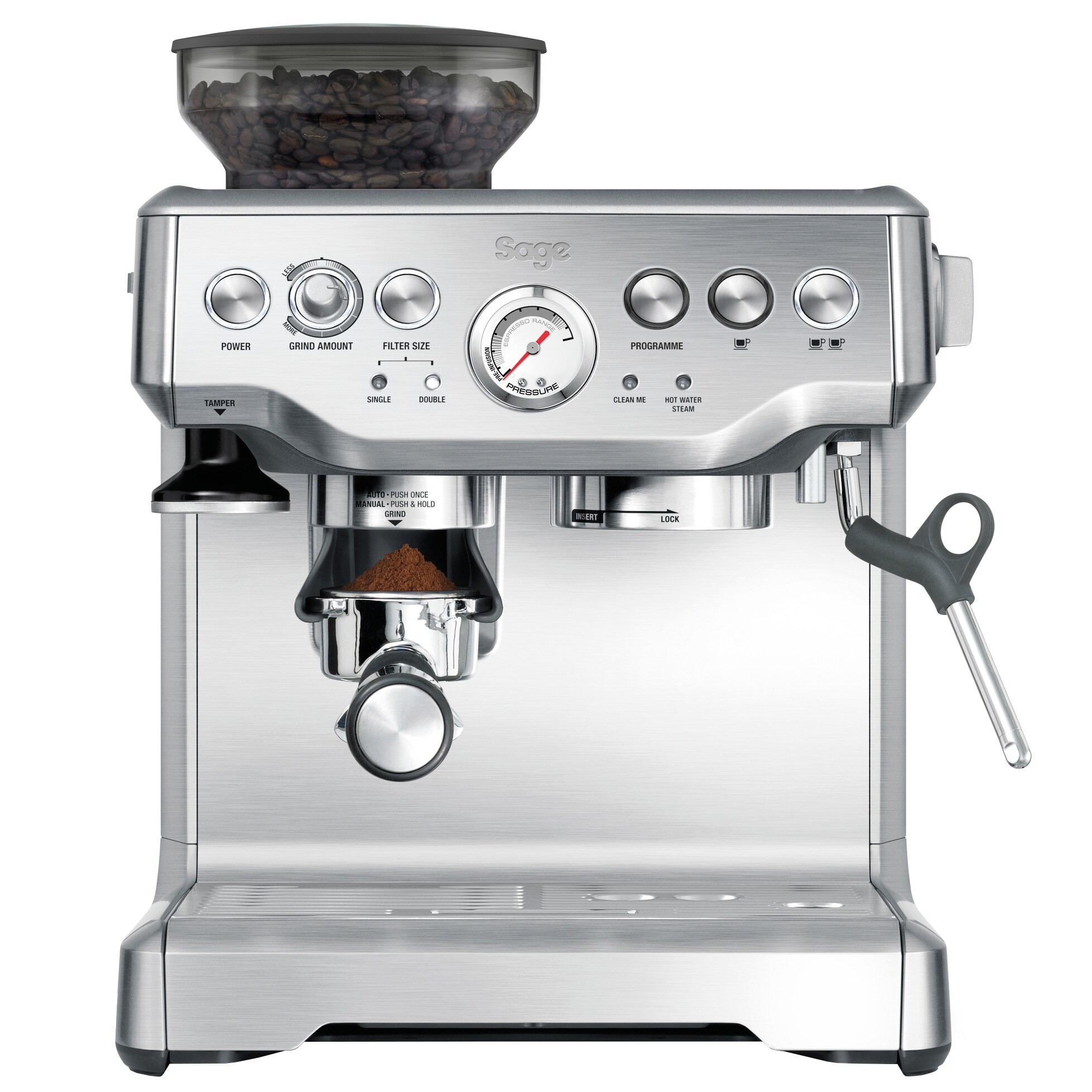 Sage Barista Express espressomaskine (stål)