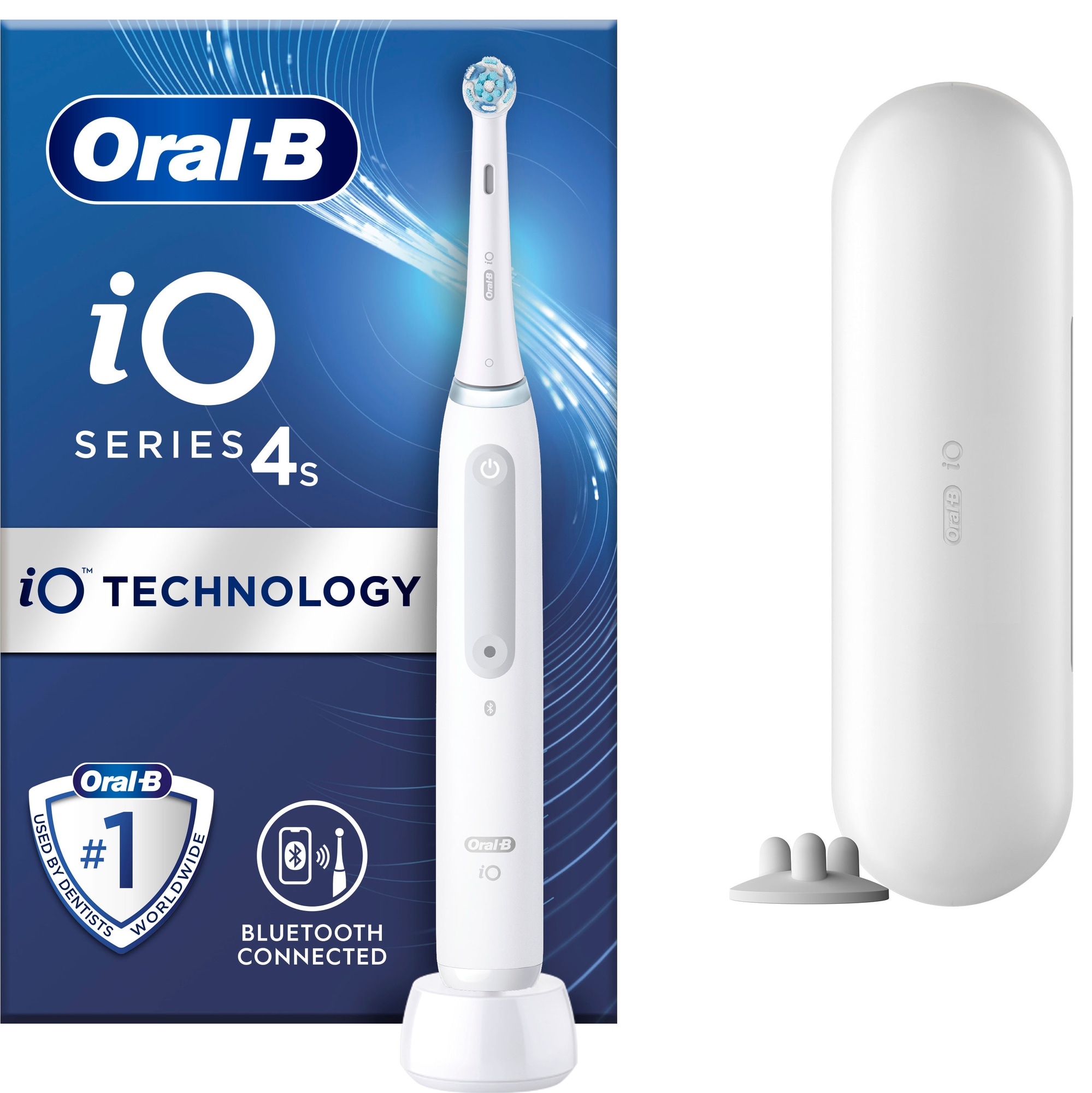 Oral-B iO 4s elektrisk tandbørste 414865 (quite white)