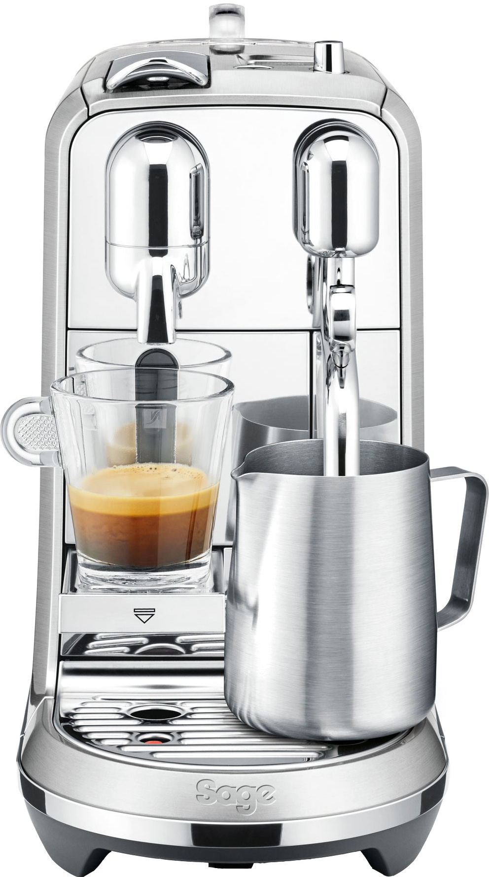 Nespresso fra Sage Creatista Plus kapselkaffemaskine SNE800BSS4END1