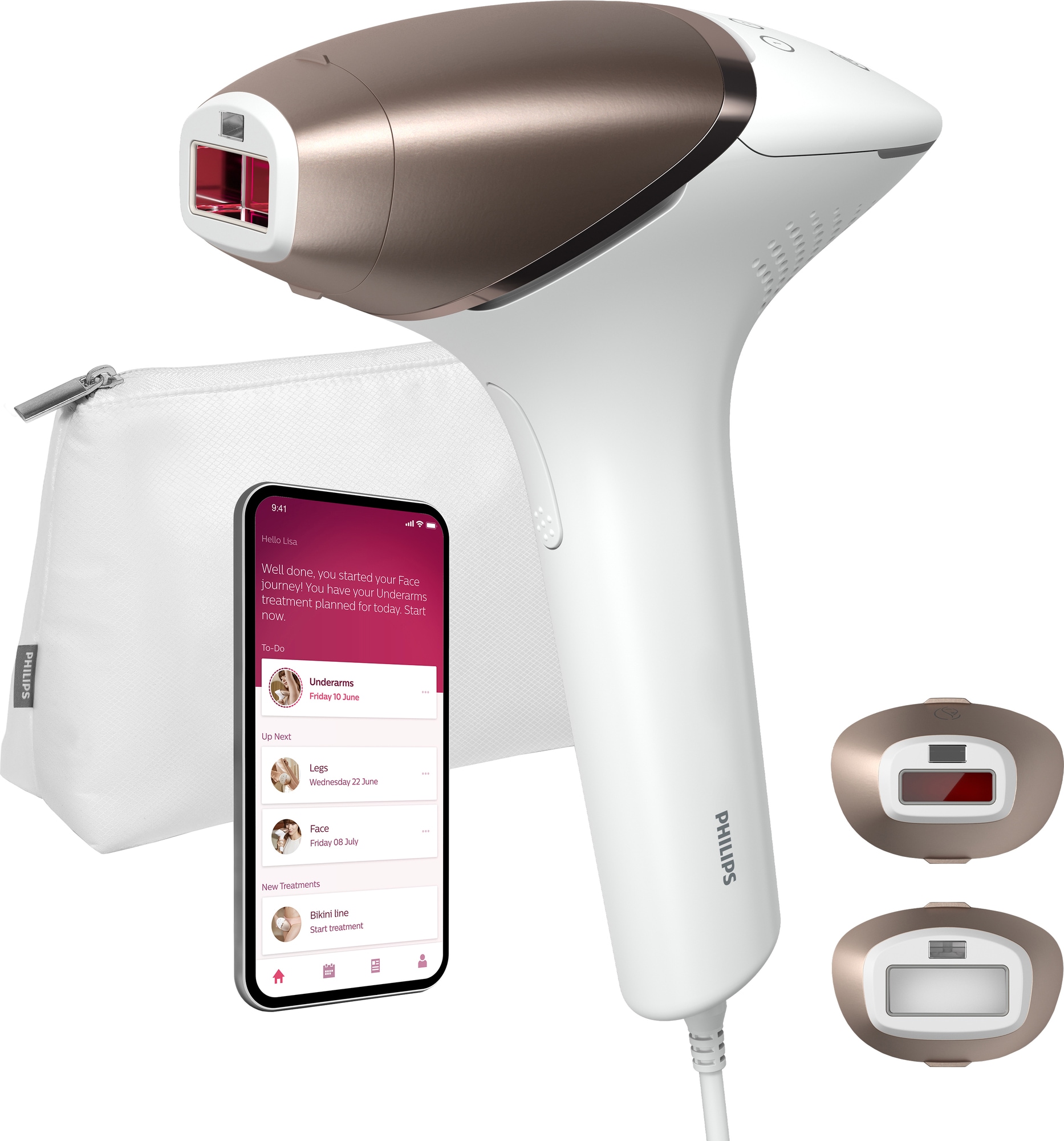 Philips Lumea Prestige lys til hårfjerning BRI94500