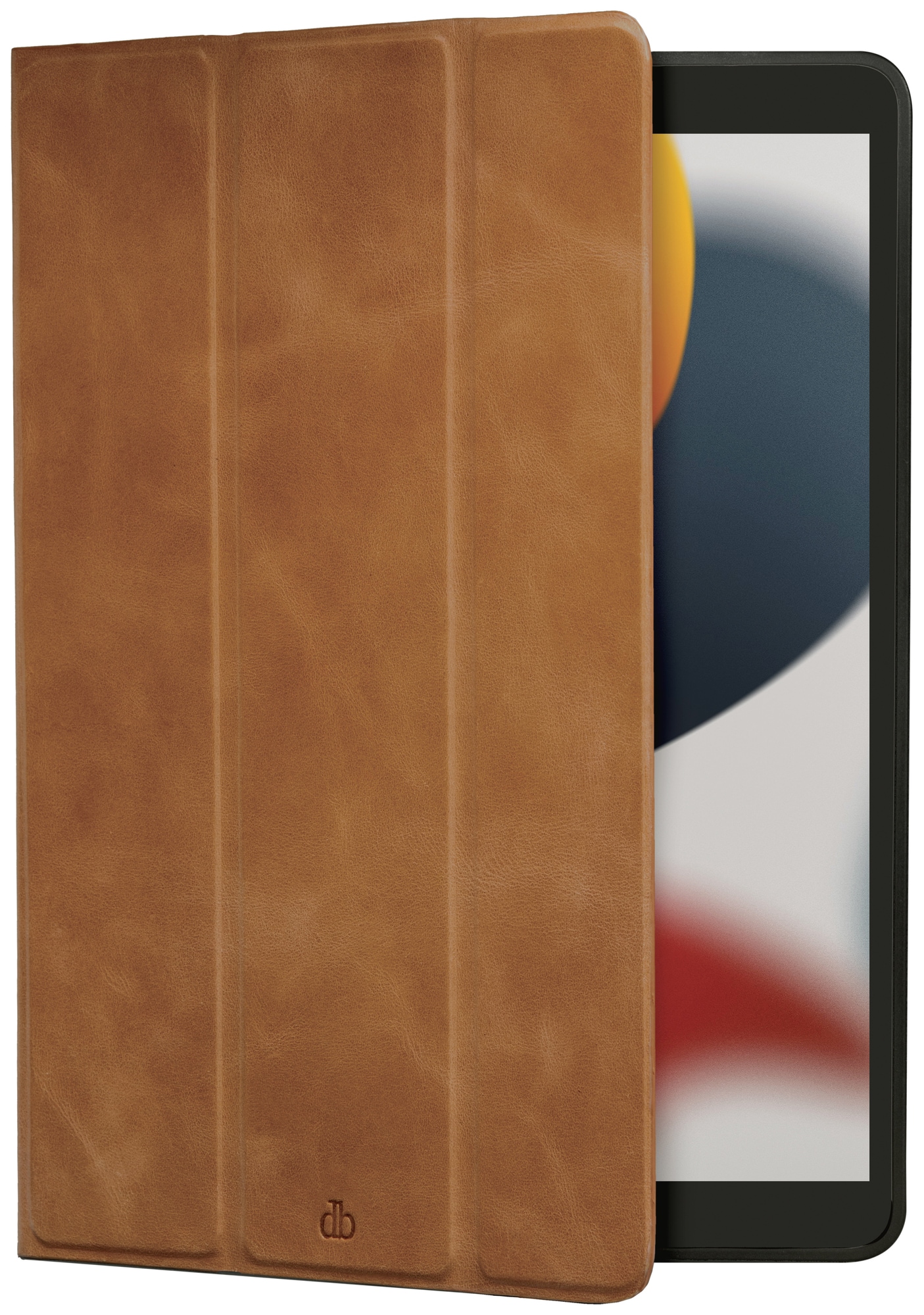 dbramante1928 Risskov etui til iPad 10,2" 2021/9. gen (tan)