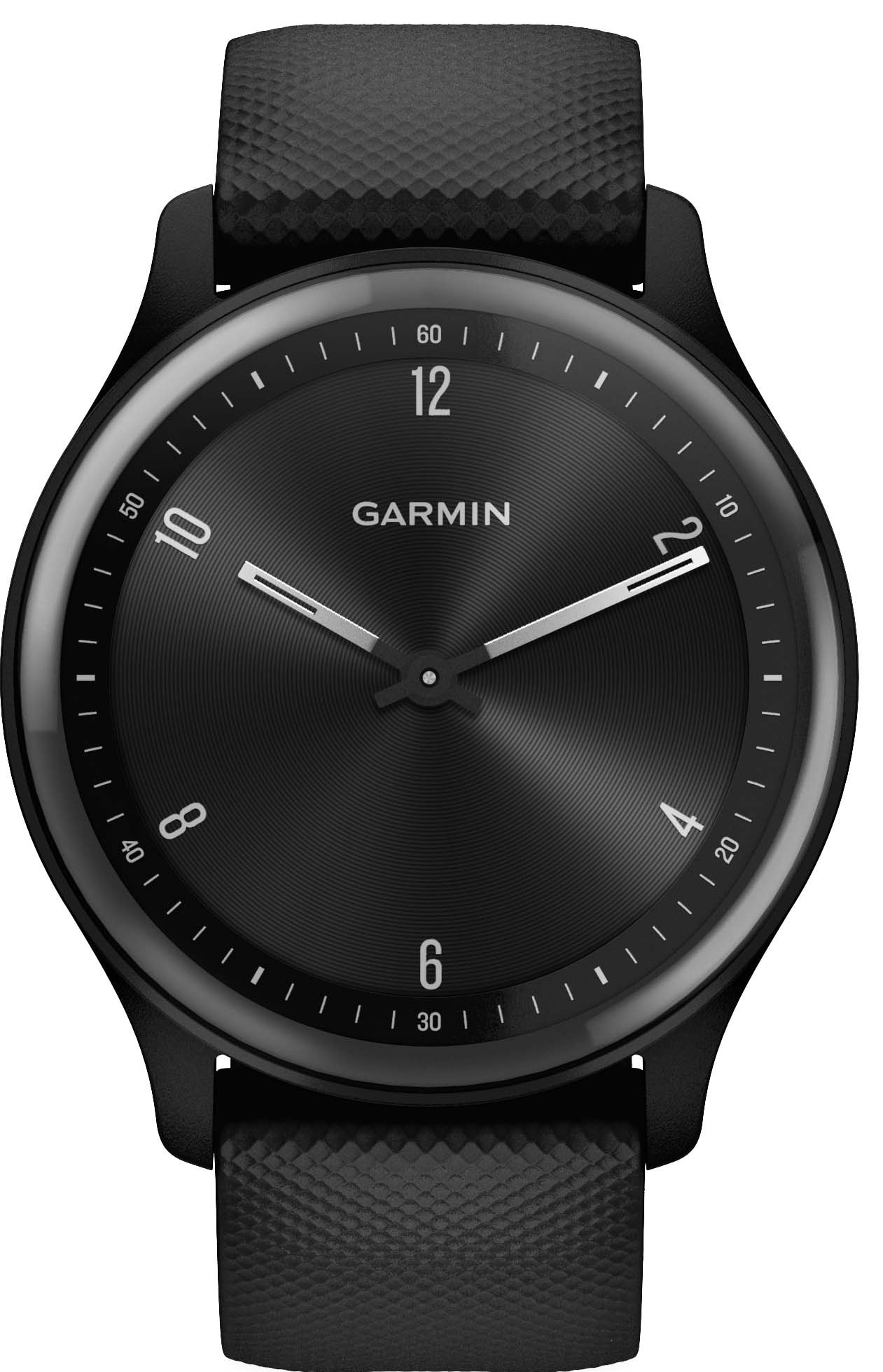 Garmin Vivomove Sport hybrid smartwatch (sort)