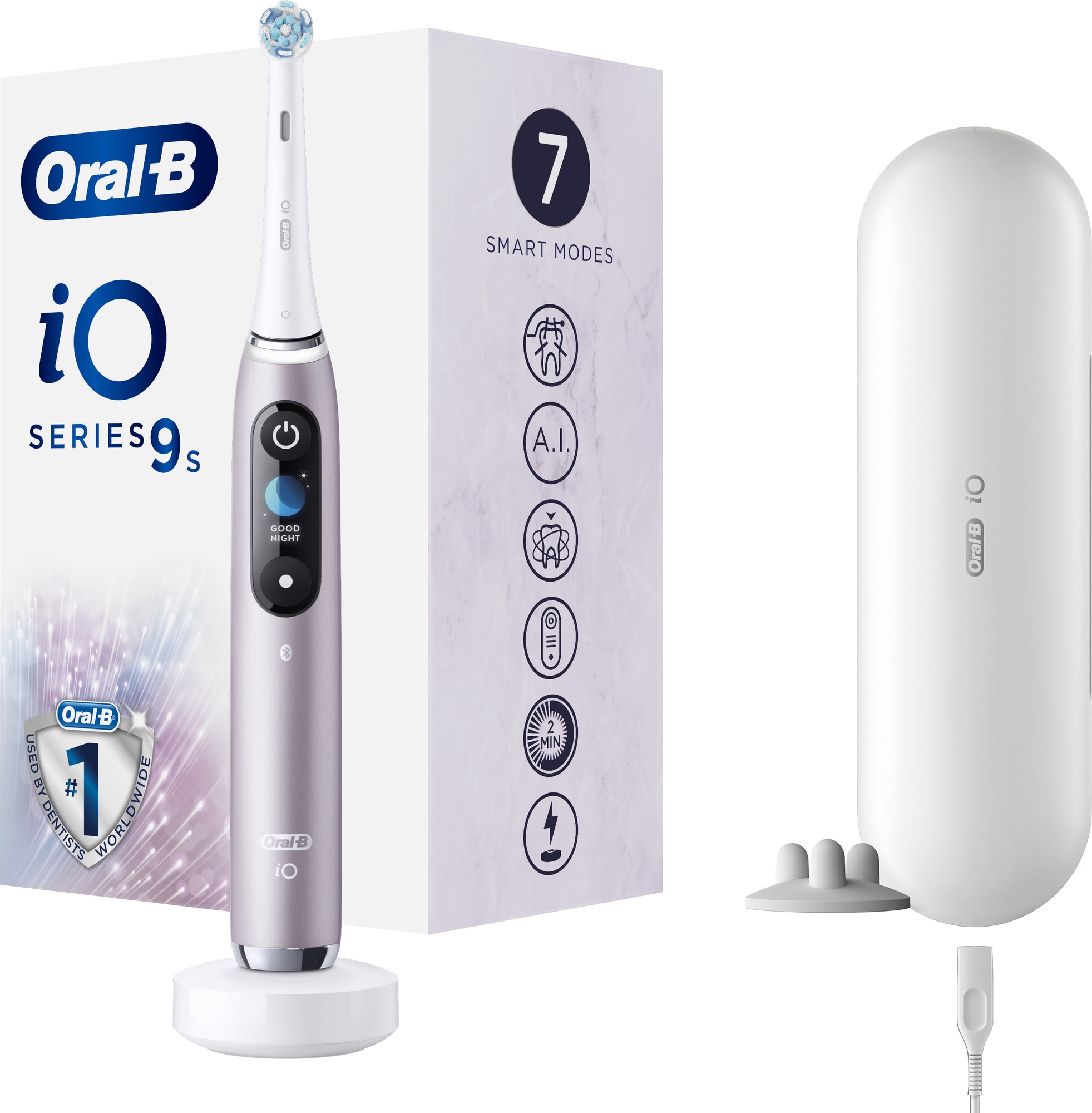 Oral B iO Series 9S elektrisk tandbørste IO9RQ (rosa)