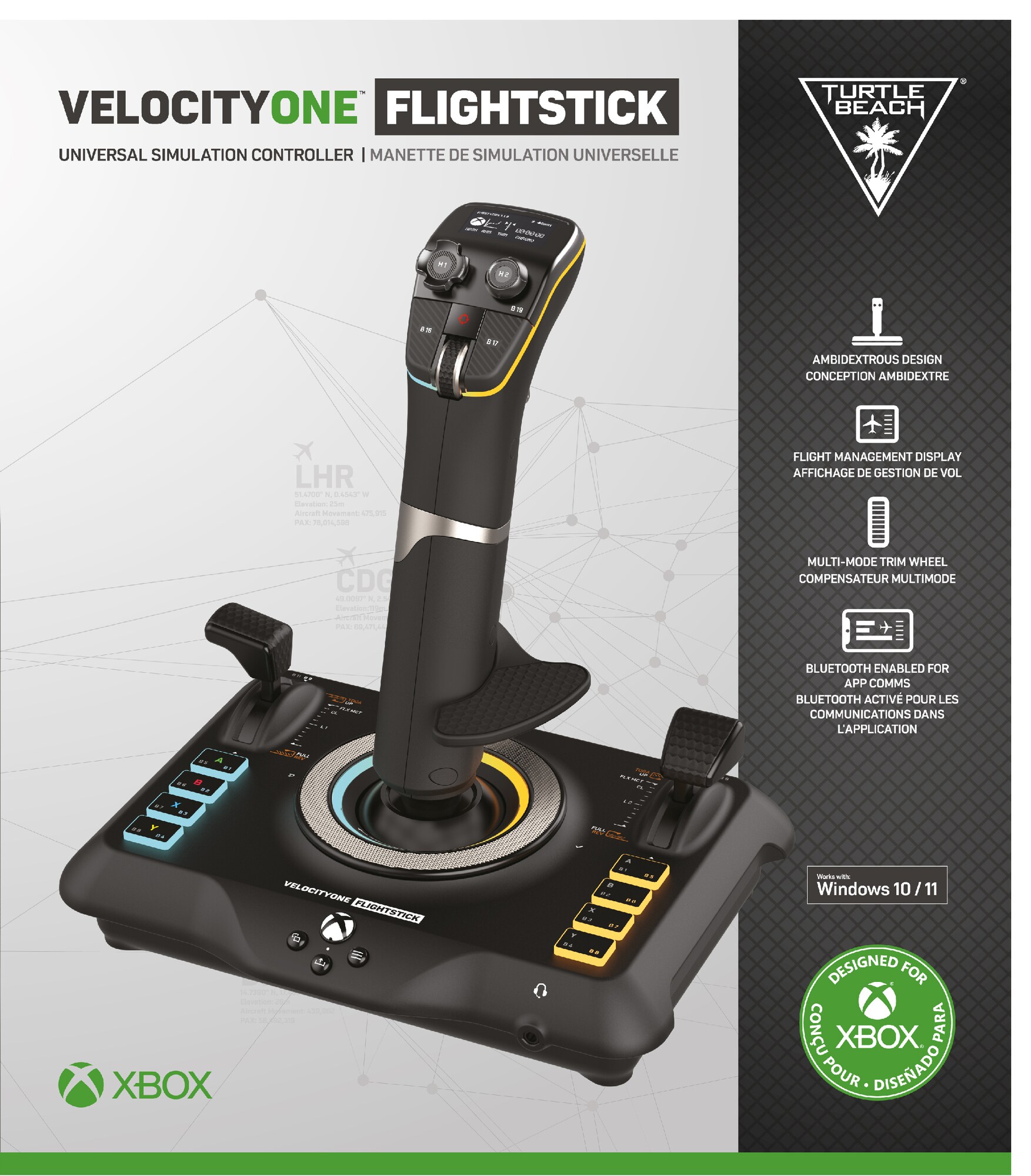 Turtle Beach VelocityOne Flightstick joystick til flight simulator