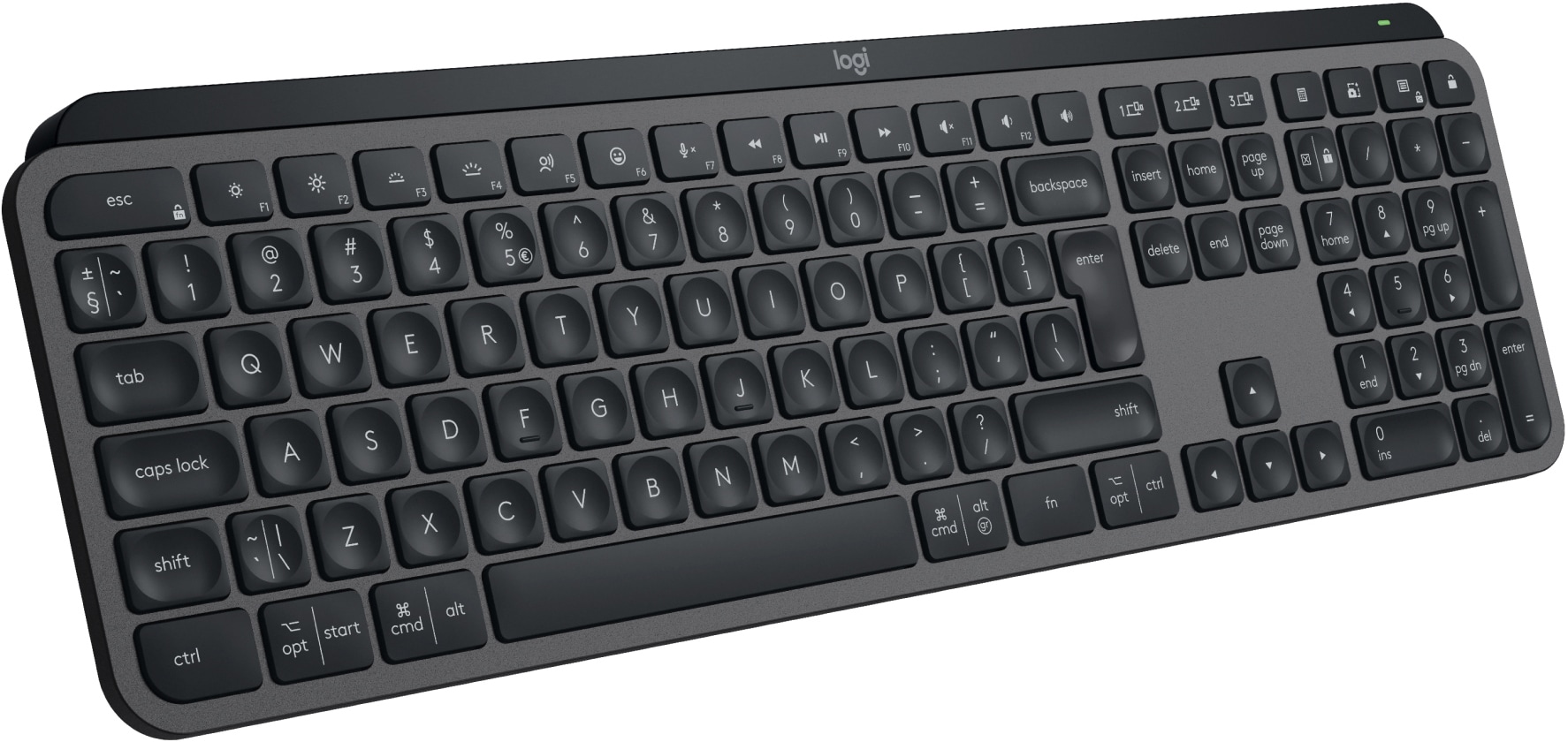 Logitech MX Keys S trådløst tastatur (graphite)