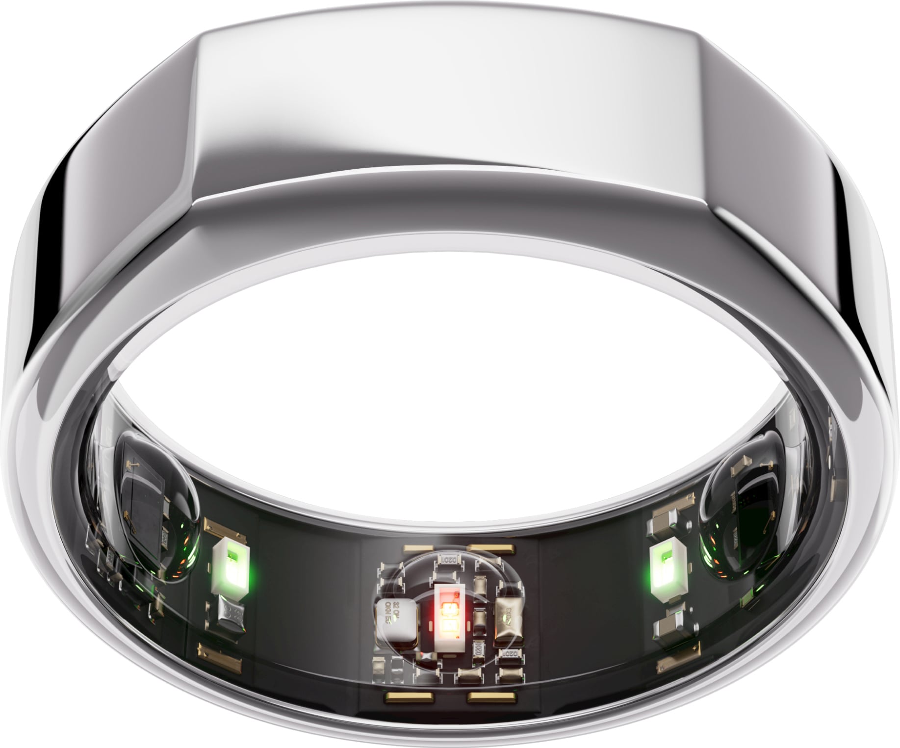 Oura-ring Gen3 Heritage smart-ring størrelse 9 (sølv)