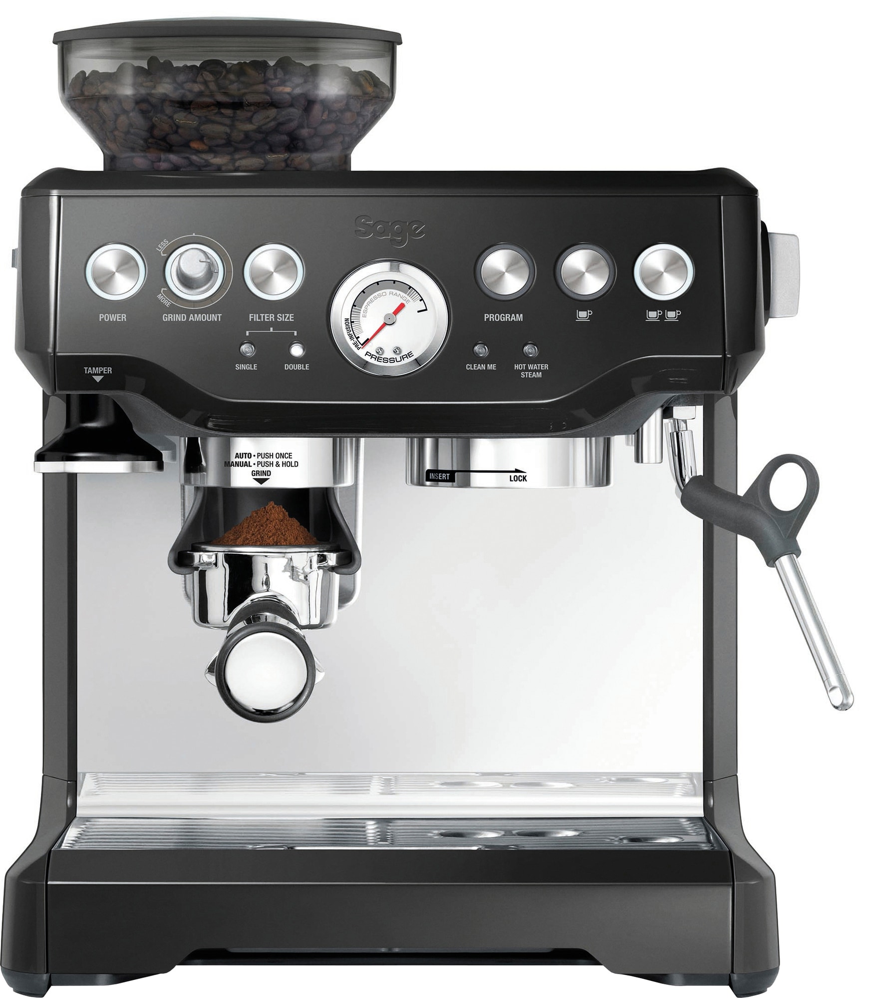 Sage Barista Express espressomaskine (blank sort)