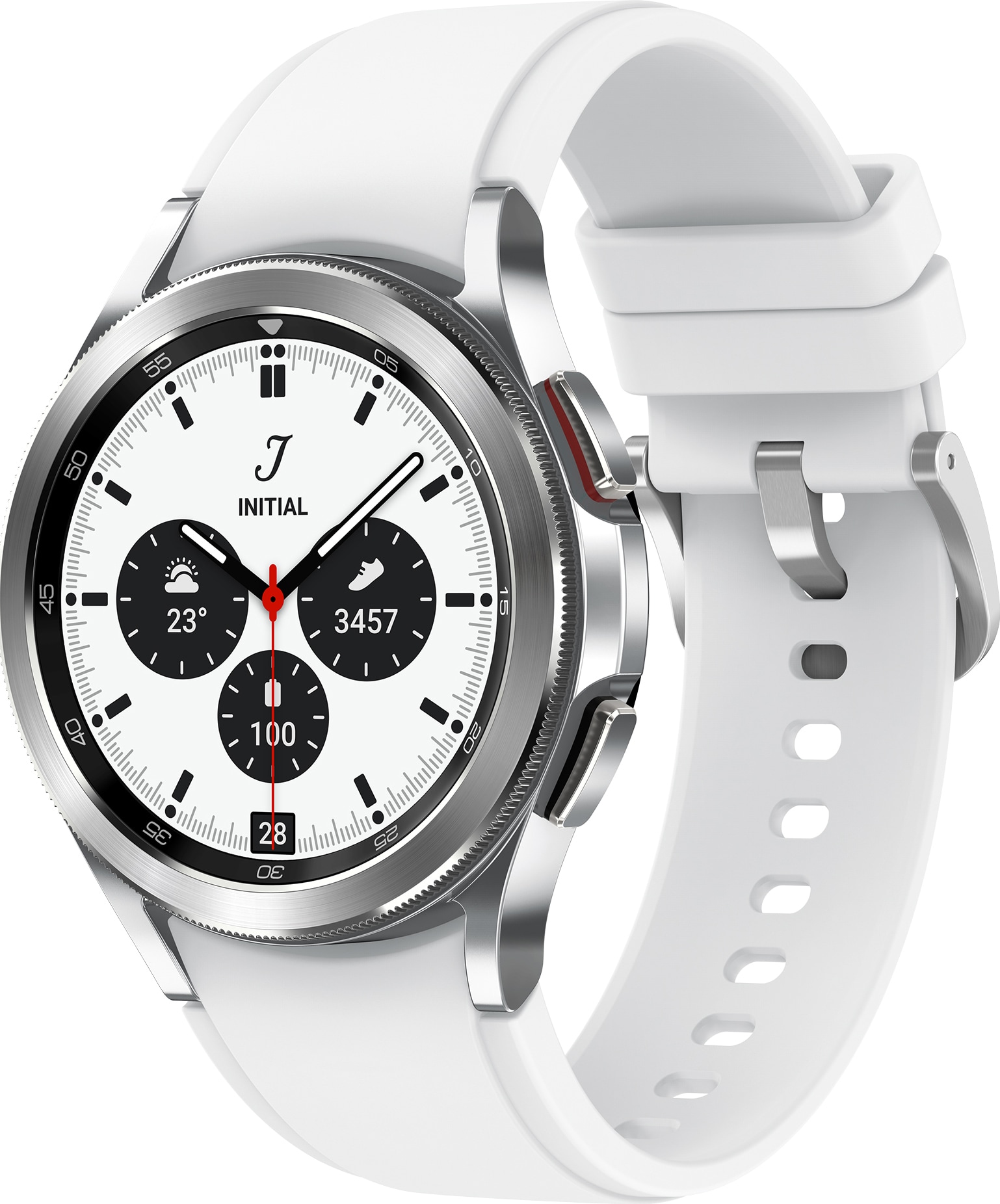 Samsung Galaxy Watch4 Classic 42mm LTE (sølv)