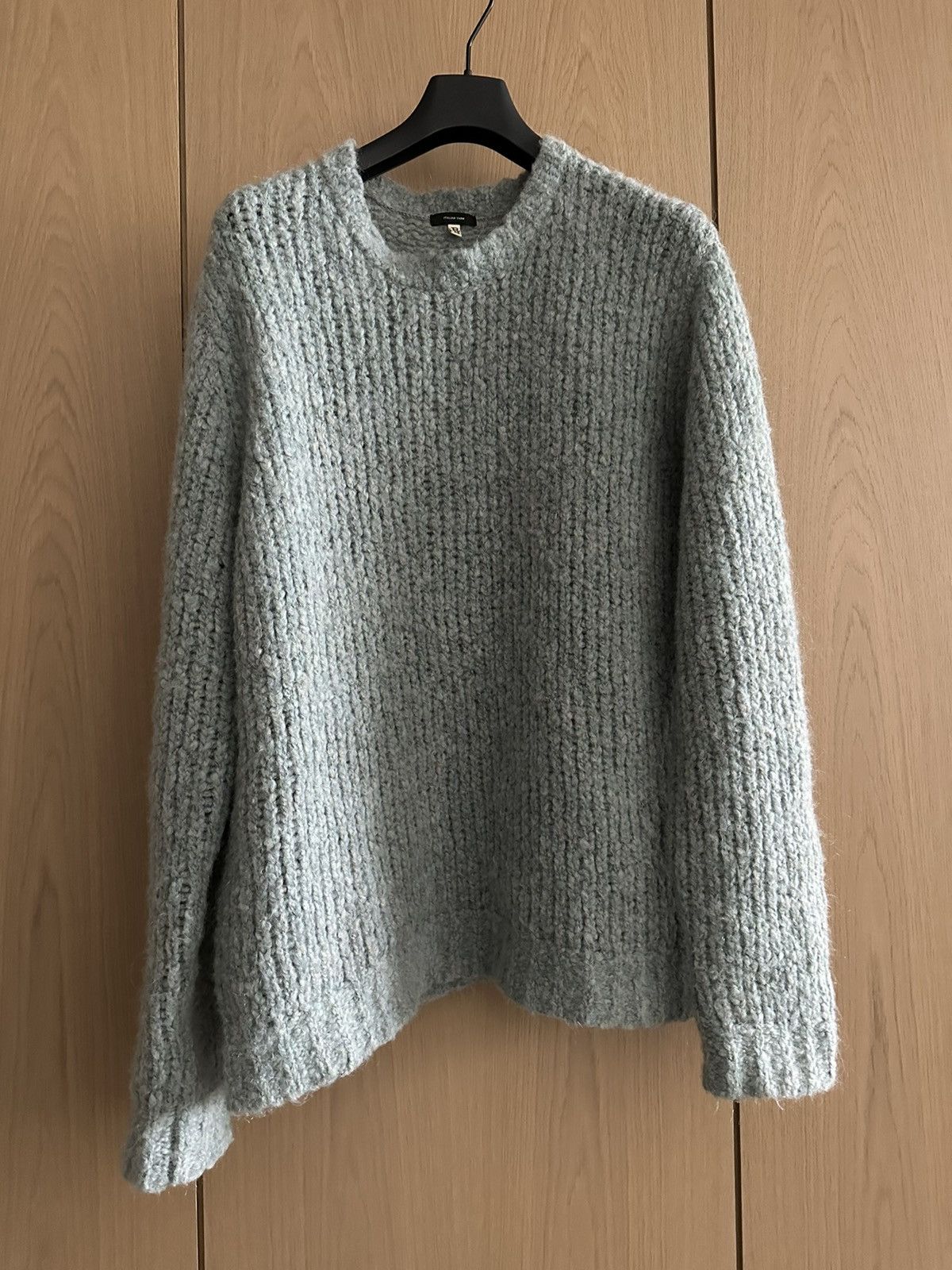 R13 Mohair Sweater in Light Blue, Men's (Size Large)