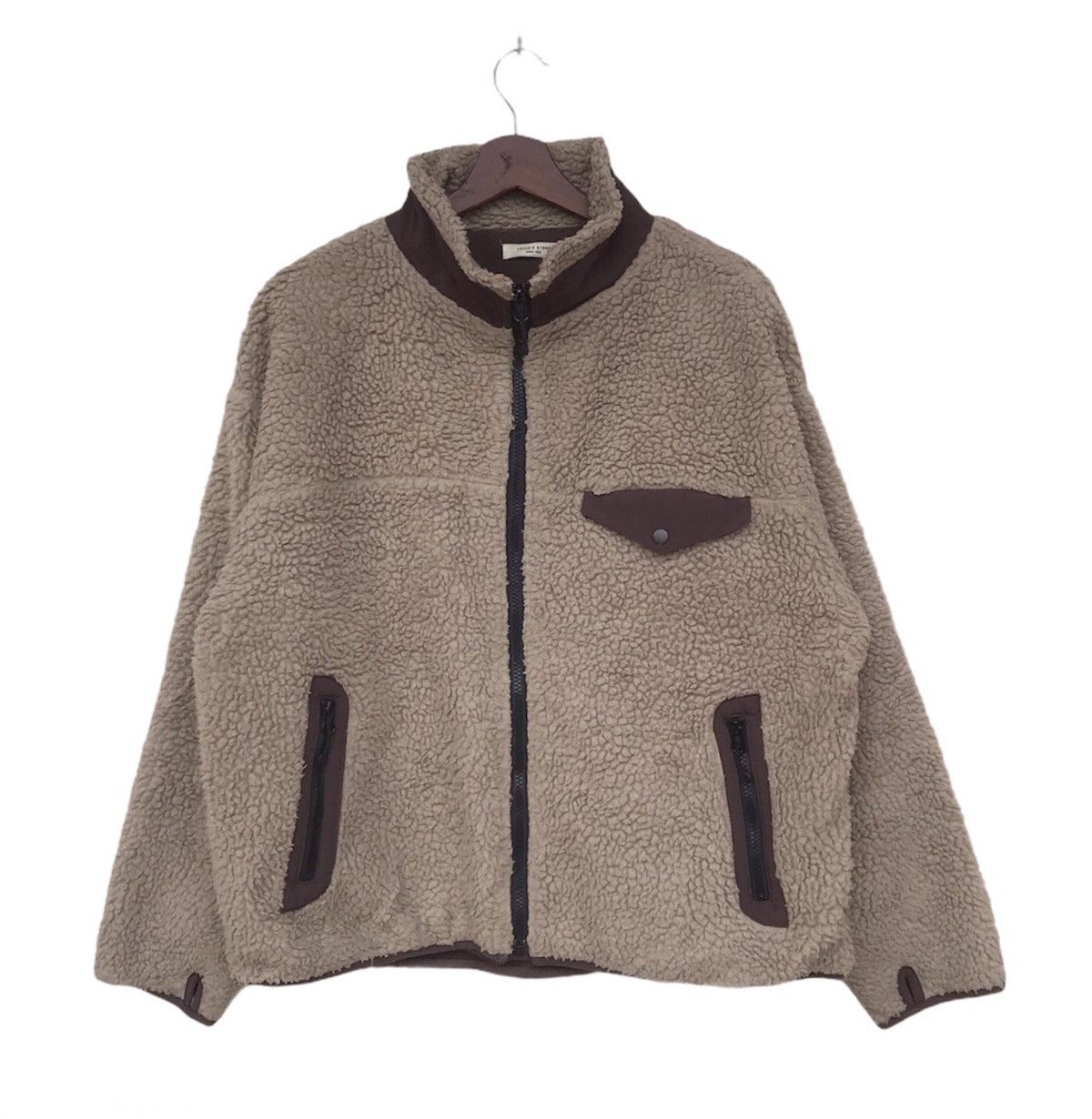 Freakstore Retro X Deep Pile Fleece Patagonia Inspired in Brown, Men's (Size Large)