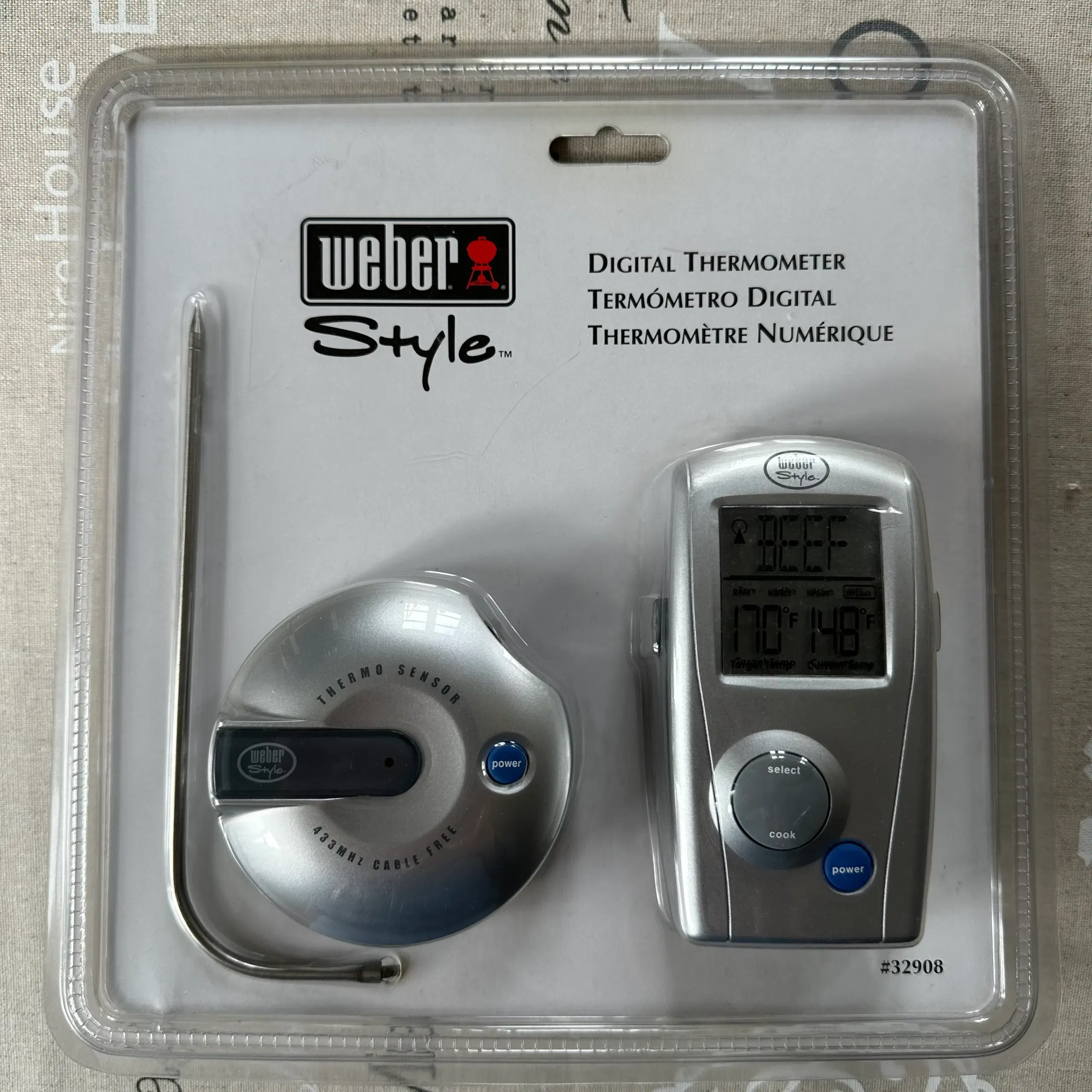 Weber digital termometer