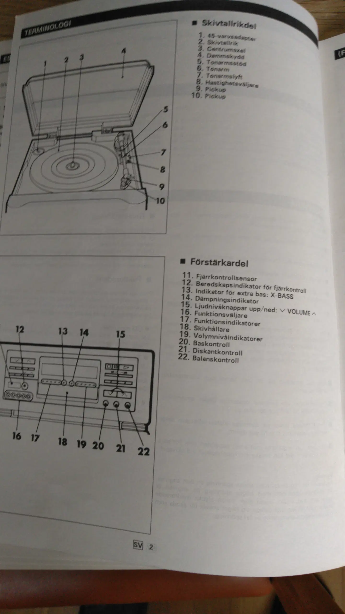 Velspilende Sharp musikanlæg