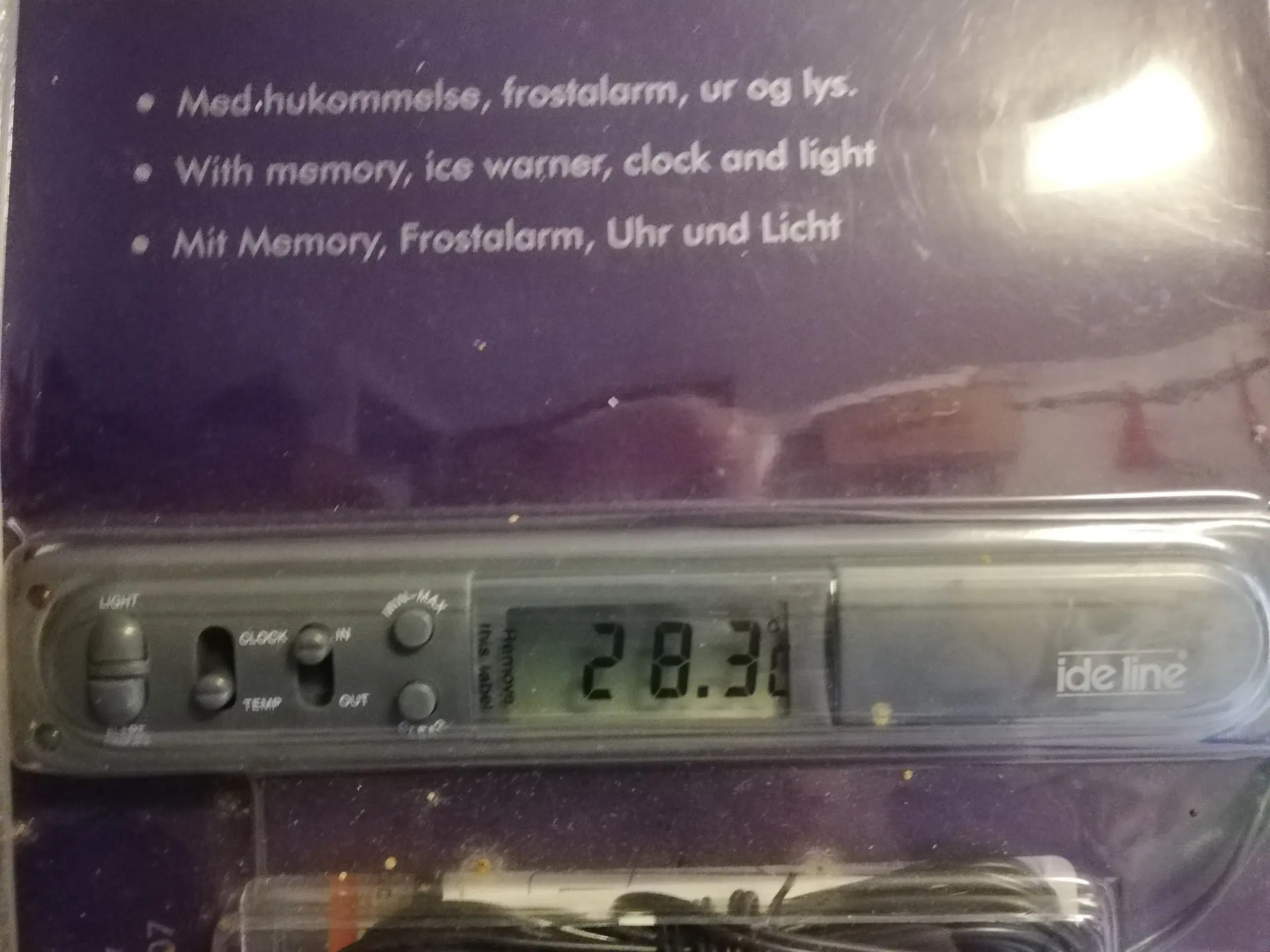 Termometer ekstra til bil