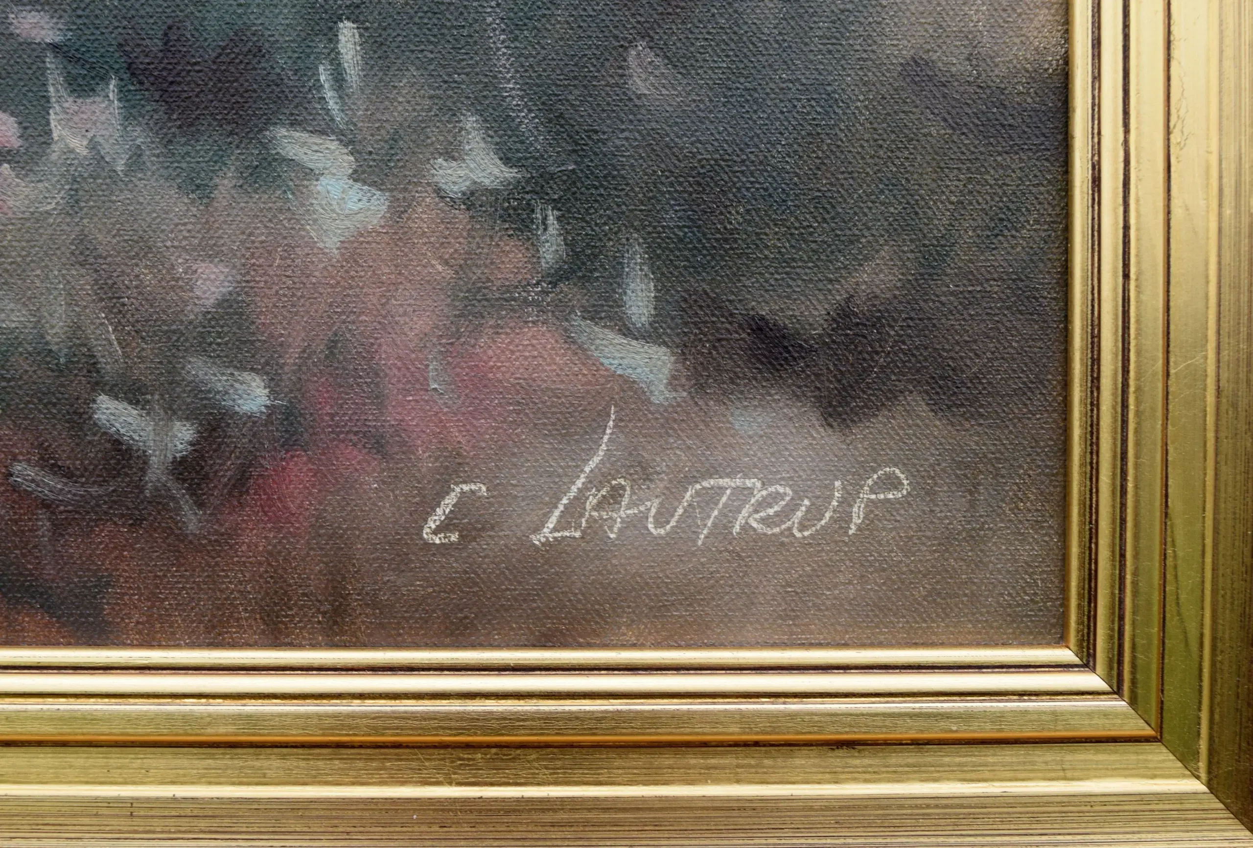 Maleri af Chr Lautrup (f 1931-)