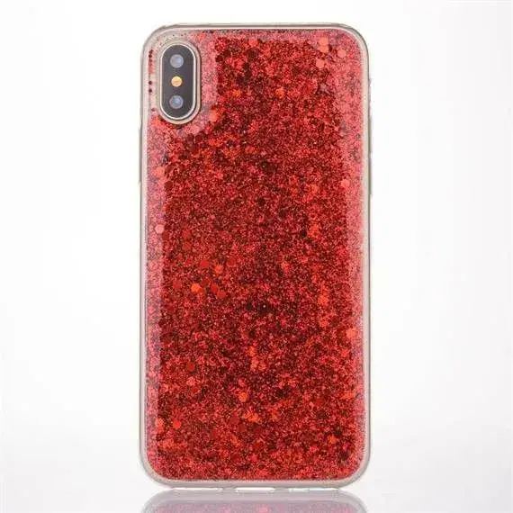 Glimmer silikone cover til iPhone X XS