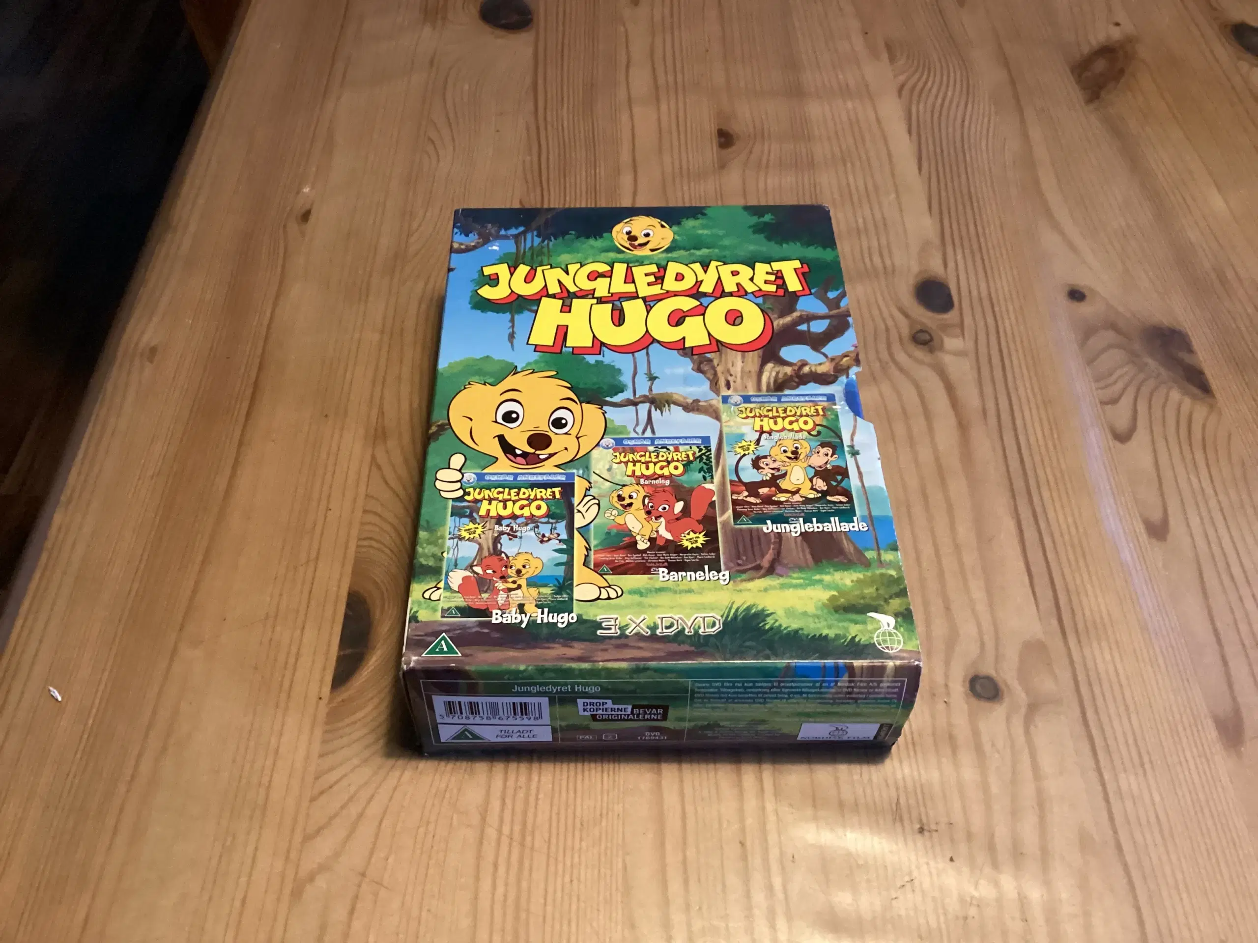 Jungledyret Hugo Bøger og Dvd Spil