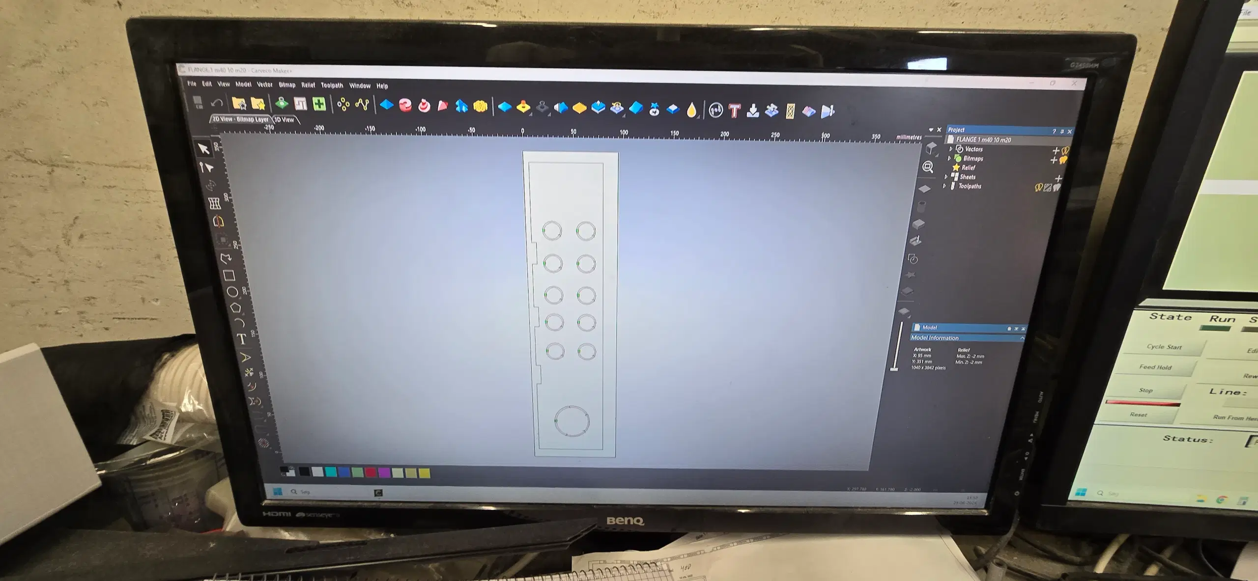 1250X1250X220 mm CNC Fræser