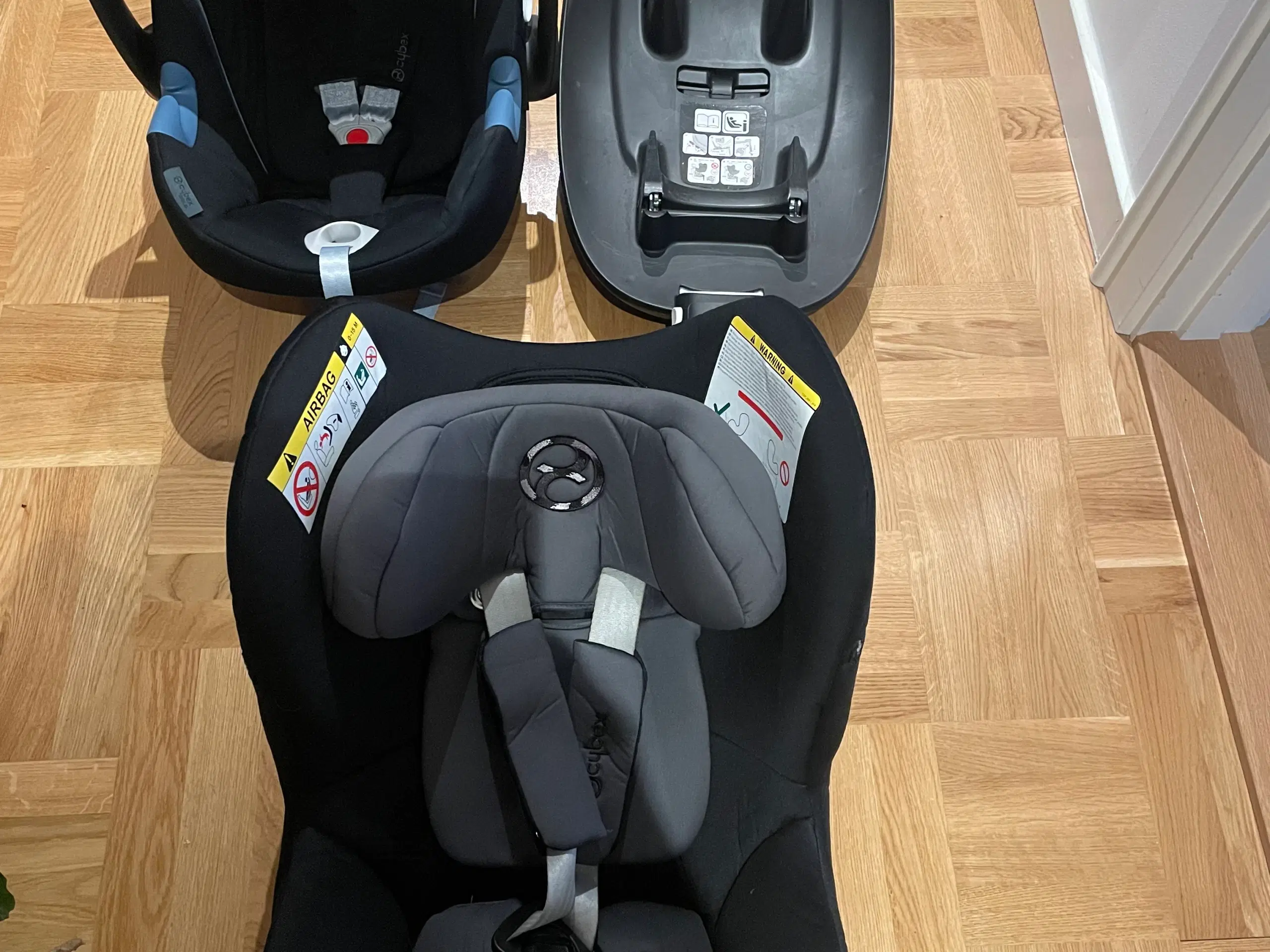 Cybex babyautostol,juniorautostol samt isofix-base