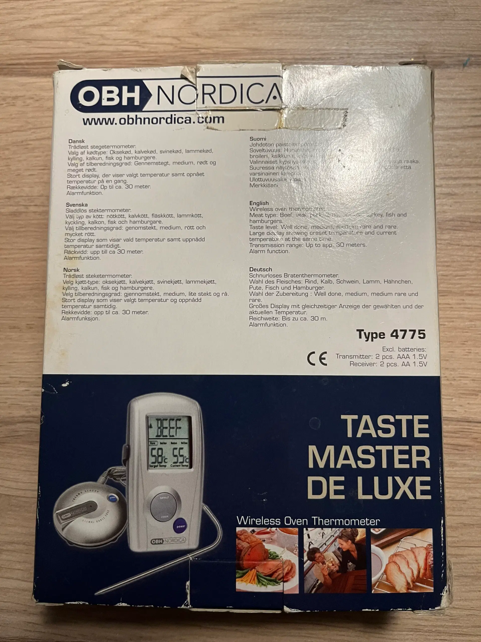 Stegetermometer OBH Nordica