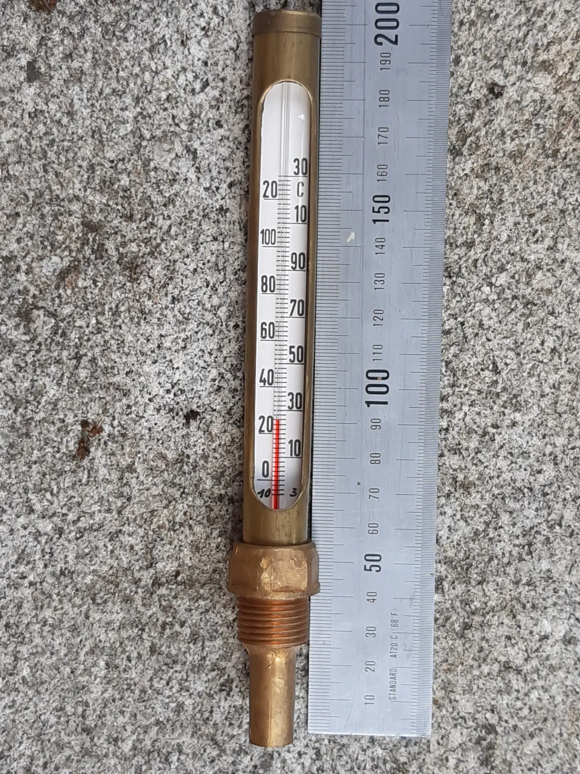 Termometer 1/2"  120mm Lang