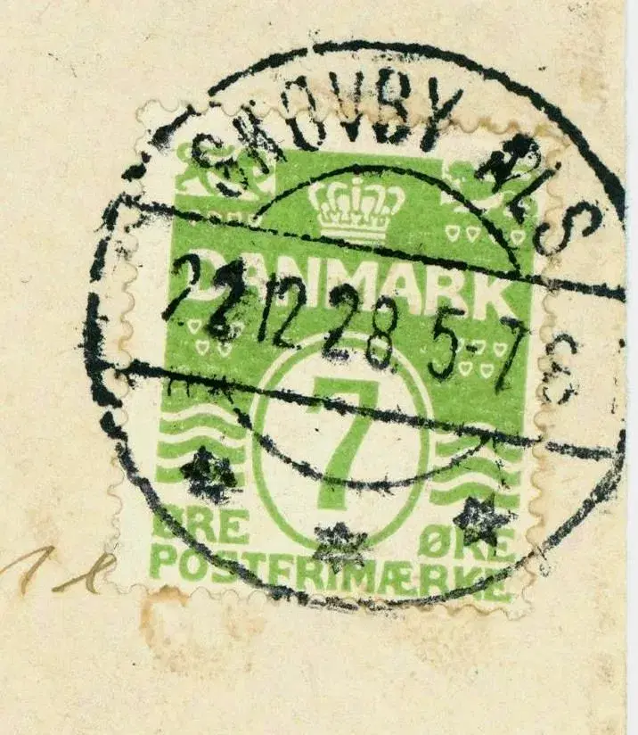 Skovby Als 1928 lux stempel