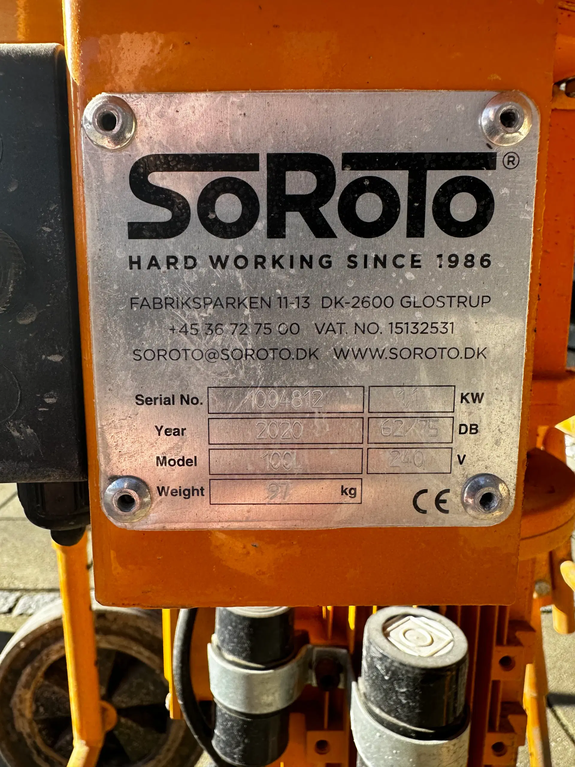 Soroto tvangsblander 100l