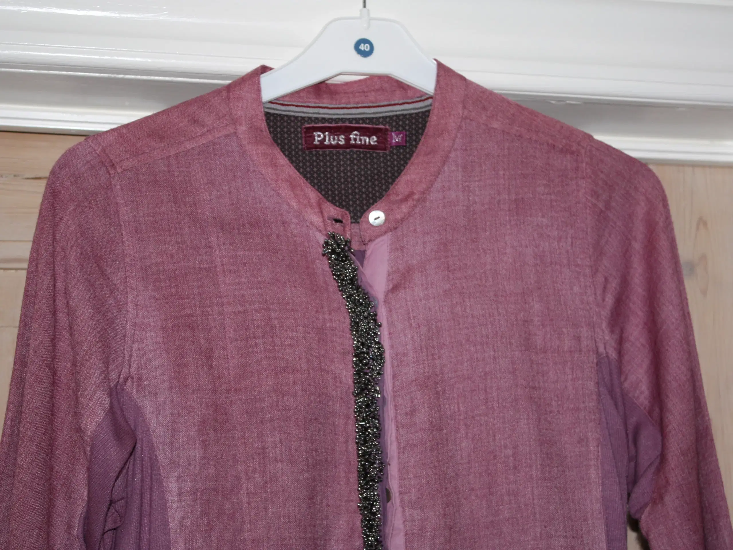 Plus Fine bluse str M 55% polyester 45% wool