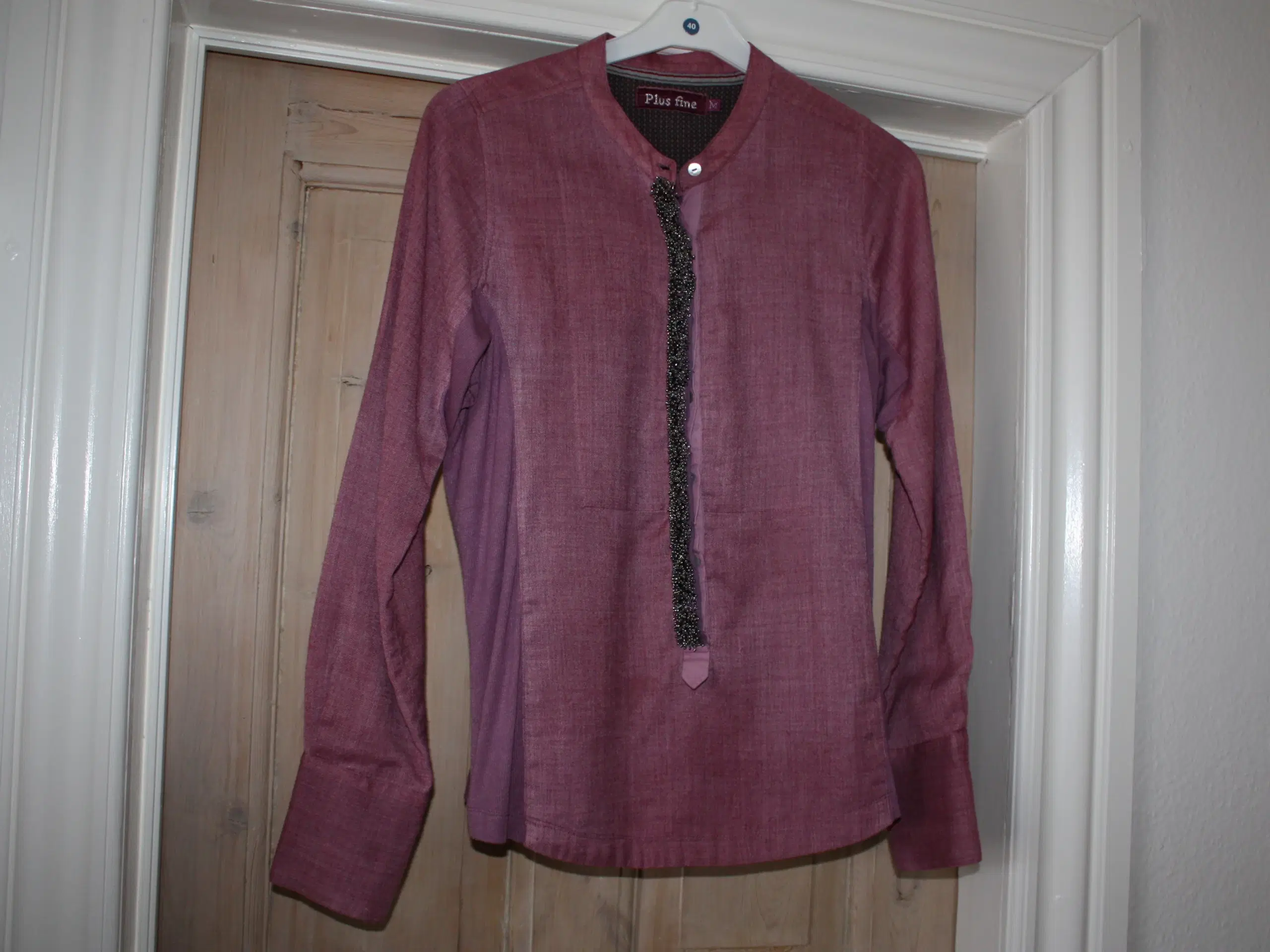 Plus Fine bluse str M 55% polyester 45% wool