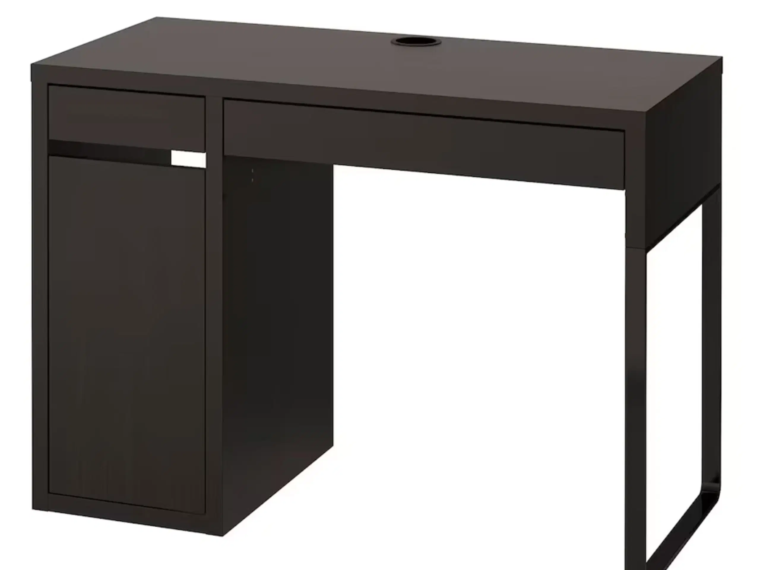 IKEA Skrivebord, sortbrun 105x50 cm