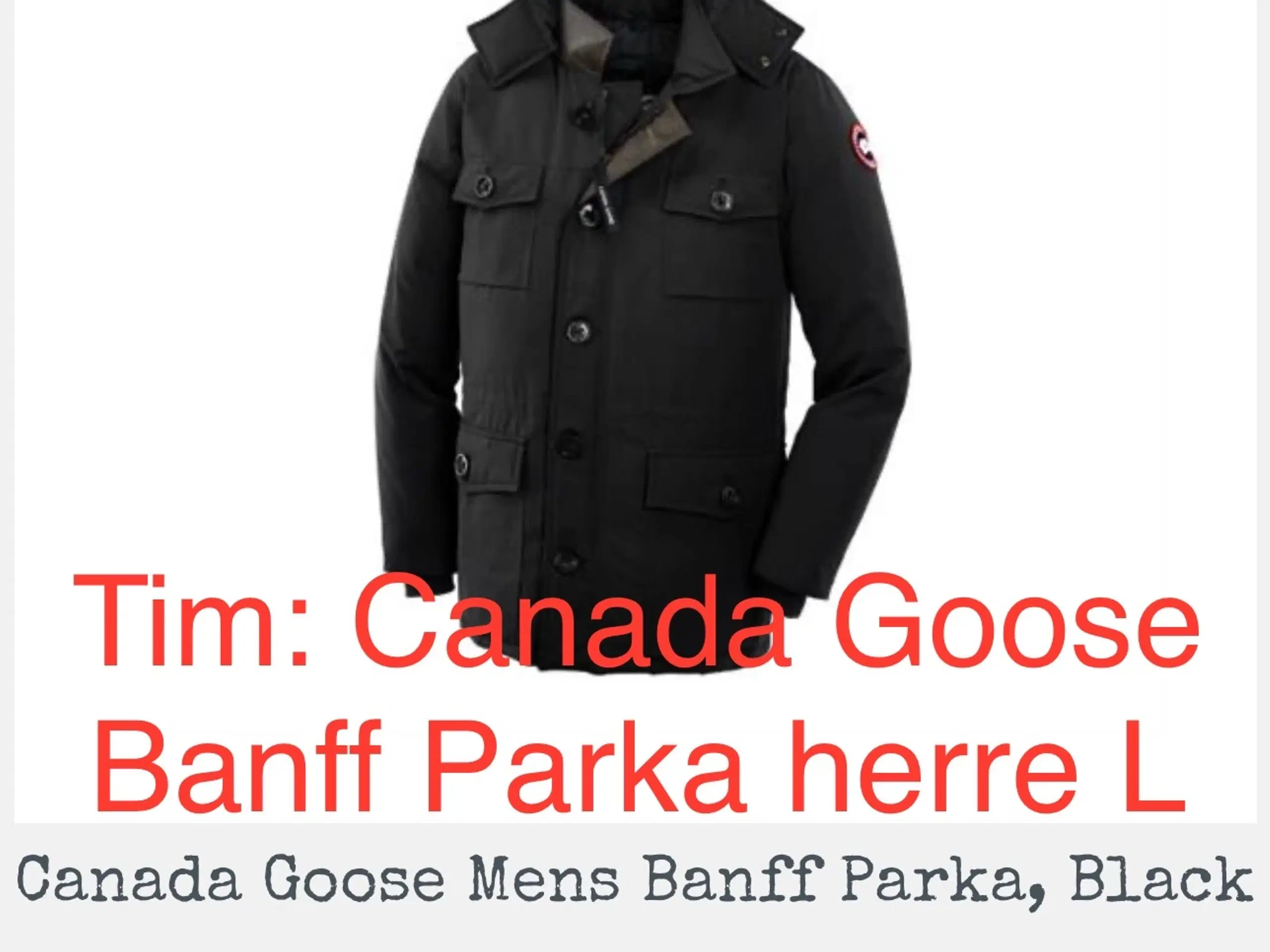 Canada Goose Banff Parka herre L