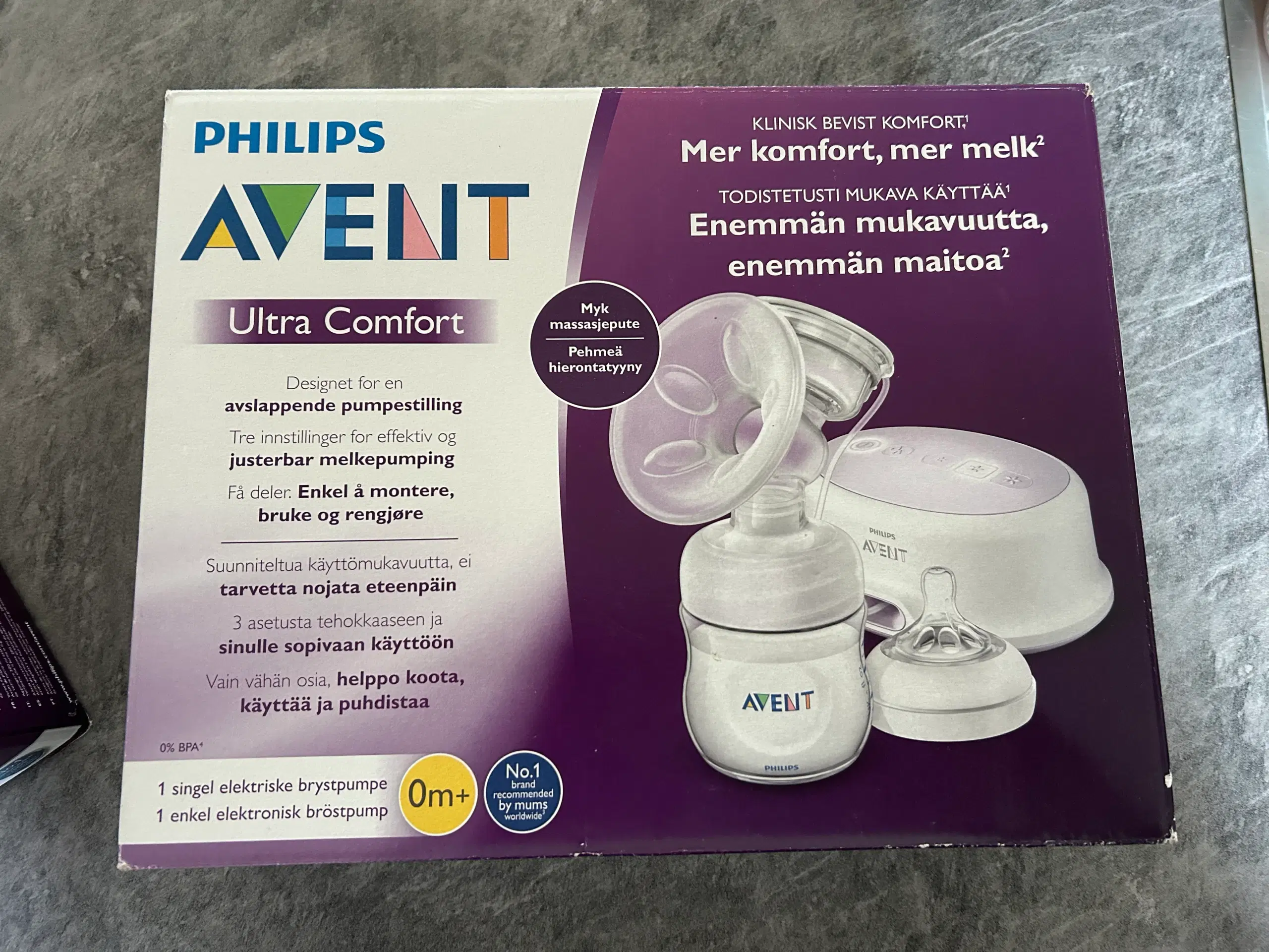 Philips Avent sterilisator og pumpe