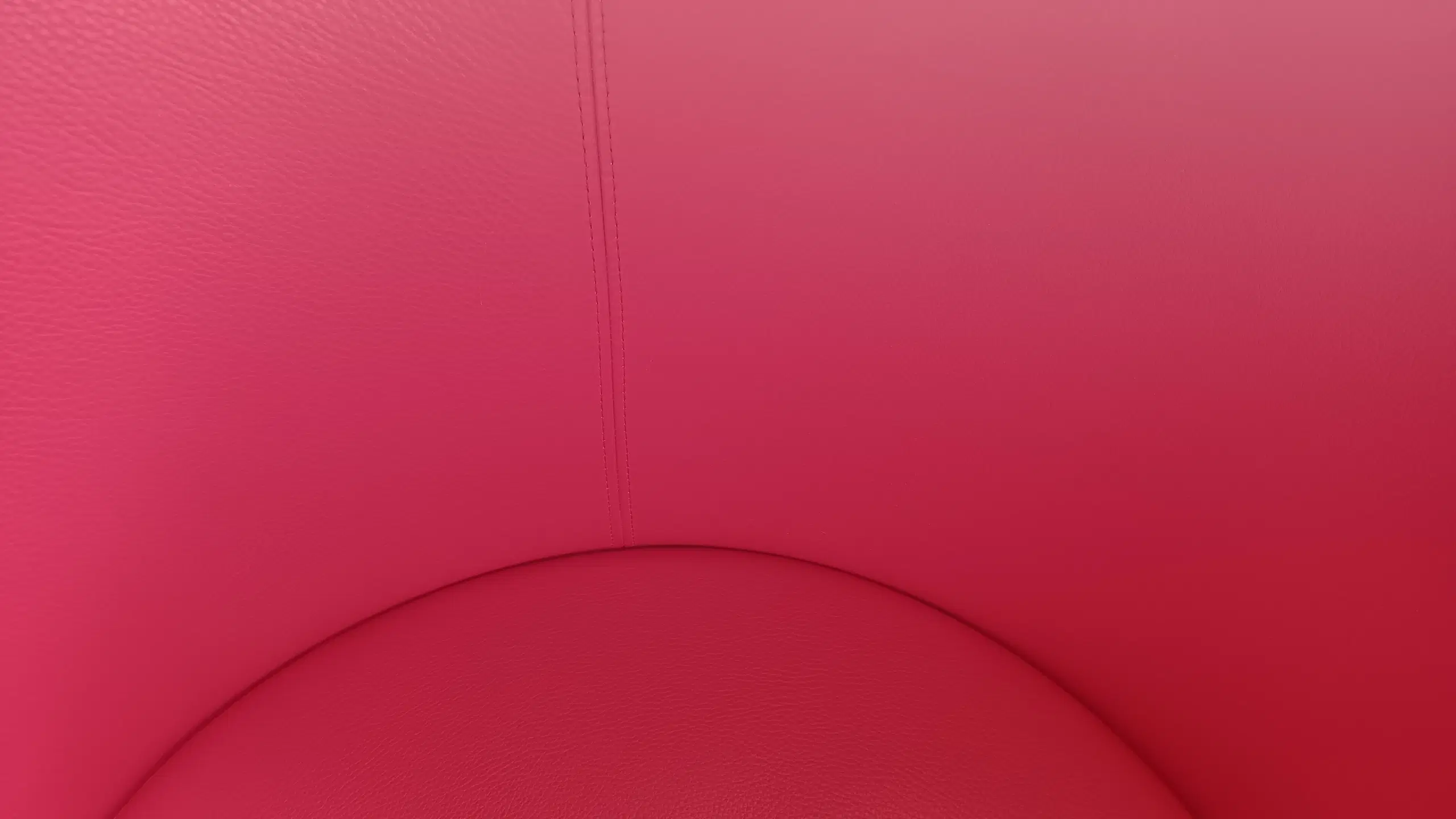 FERRARI Rødt læder PLANET lounge alufødder flyder