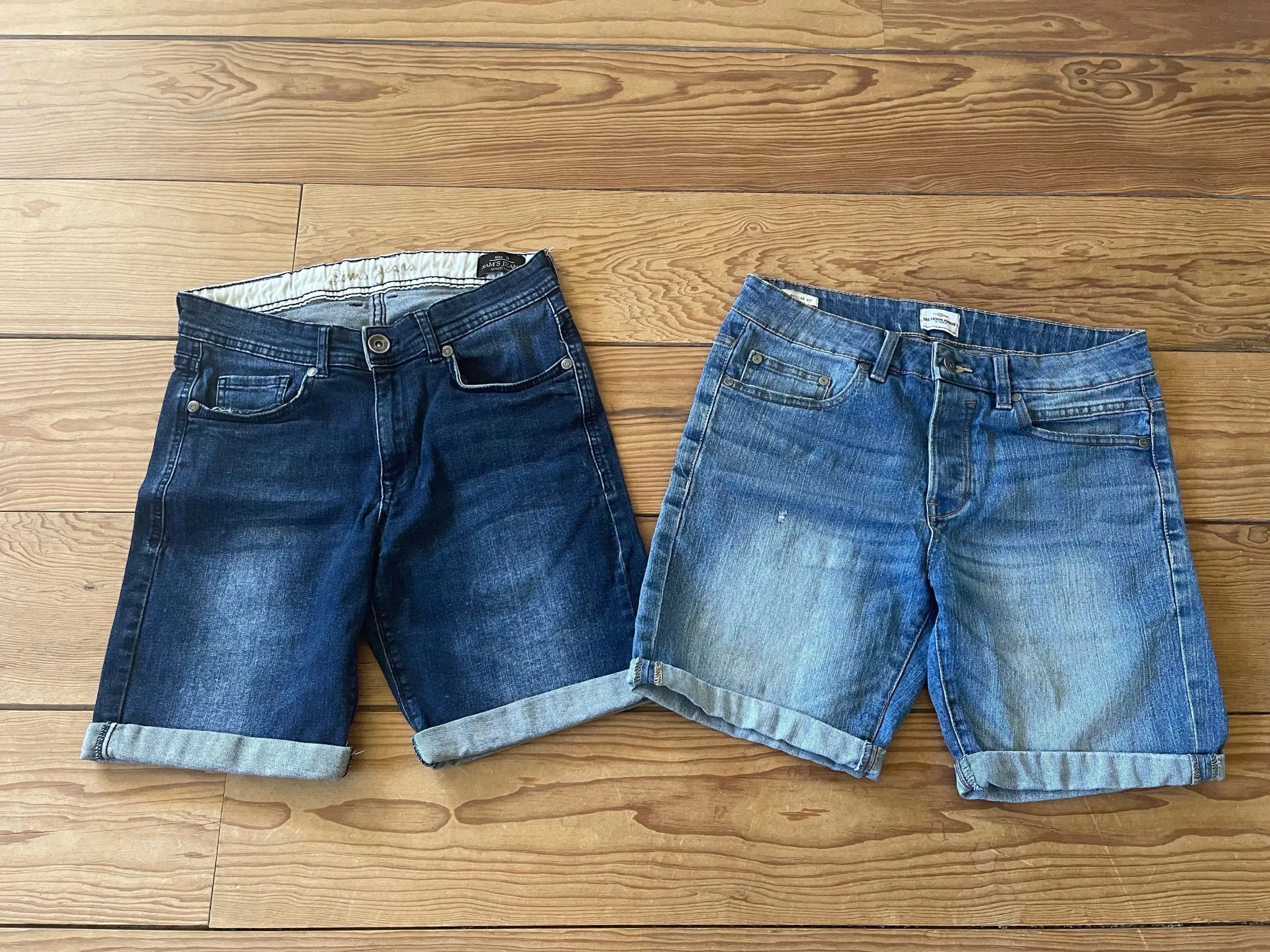 3 par jeans + 6 par shorts (