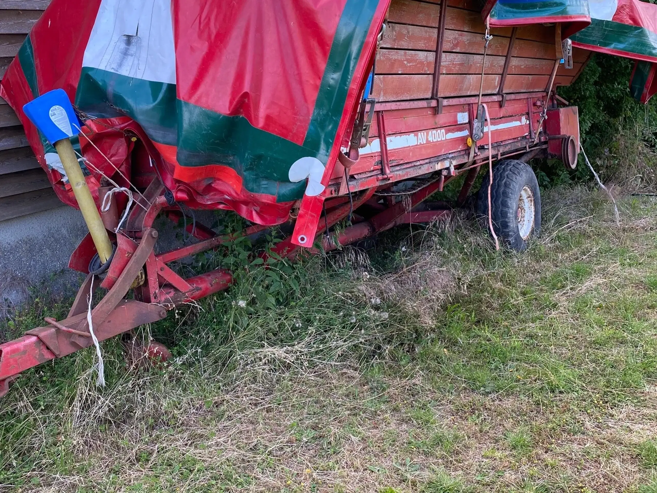 JF AV 4000 aflæsservogn. Lang aflæsser.