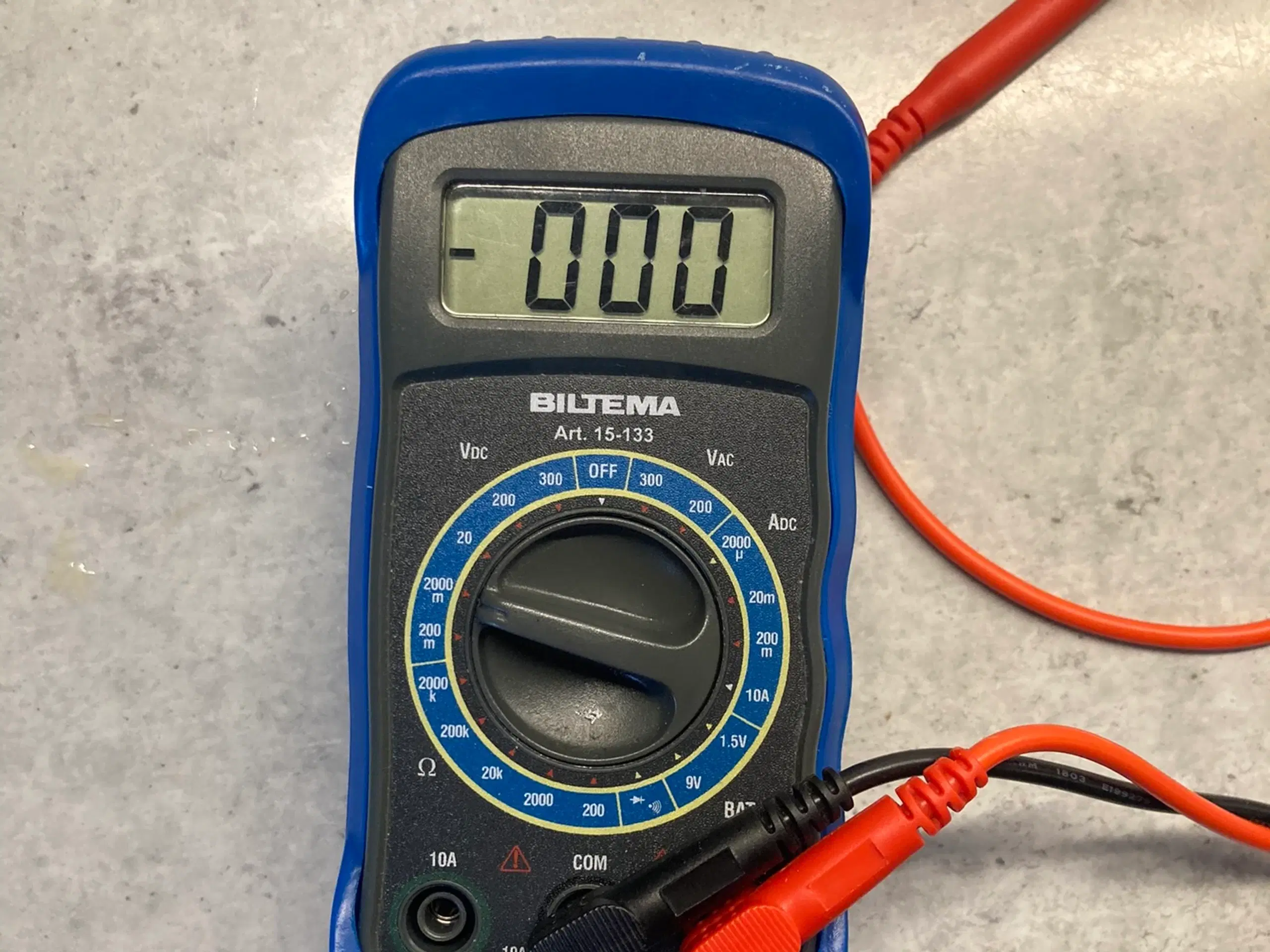 Multimeter fra biltema