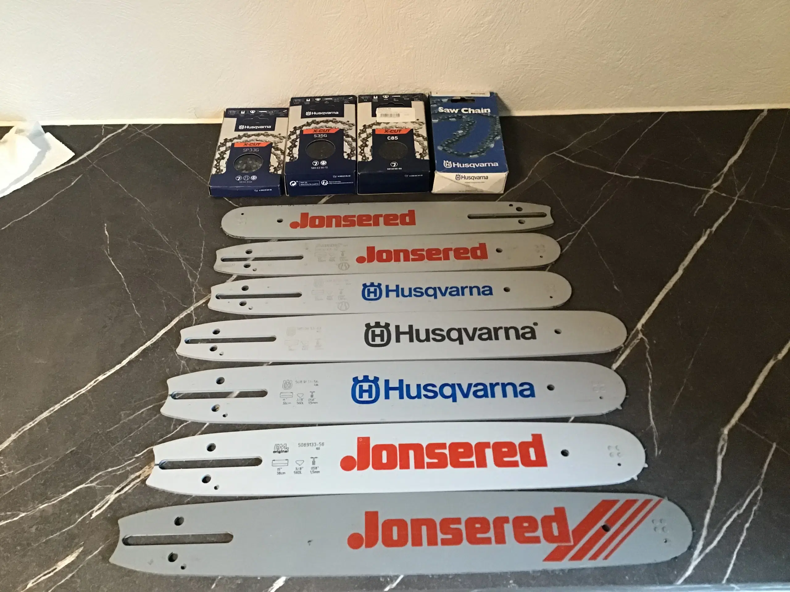 Husqvarna Jonsered Partner dolmer makita echo