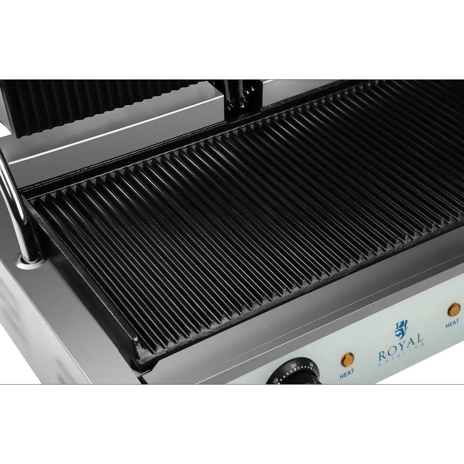 Kontaktgrill - 2 x 1800 watt - rillet - 20