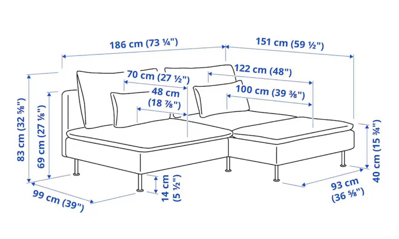 IKEA SÖDERHAMN sofa