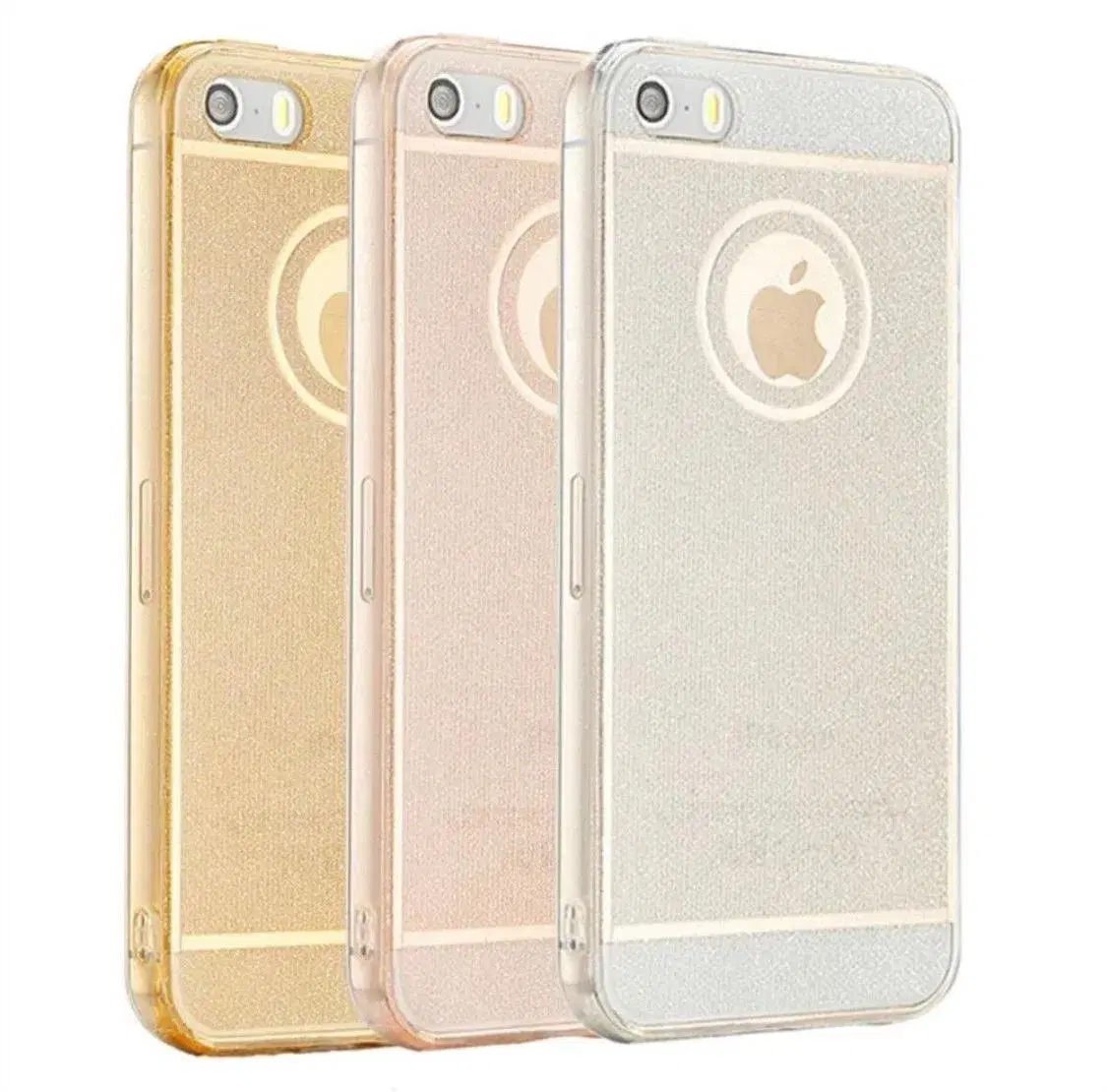 Rosa glimmer cover til iPhone 5 5s SE 6 6s 6+ 6s+