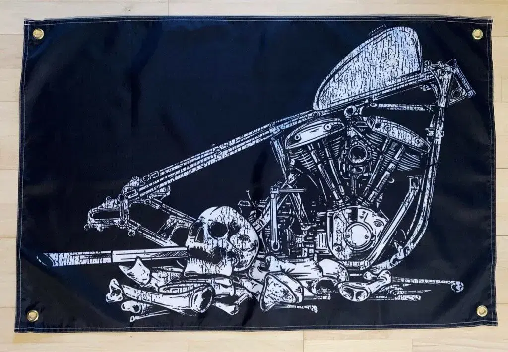 Flag: Harley-Davidson Shovelhead