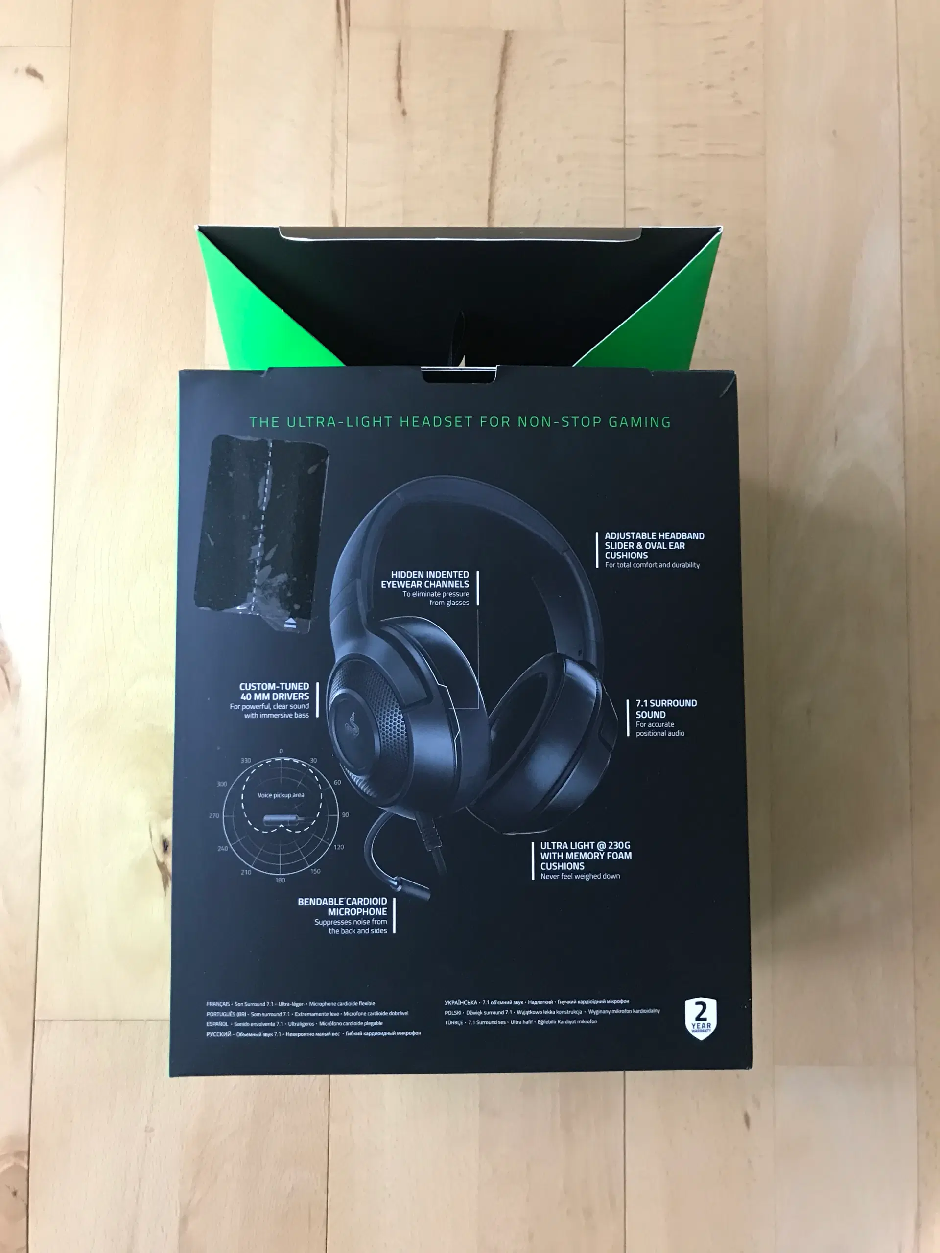 Razer Kraken  X Lite Gaming Headset