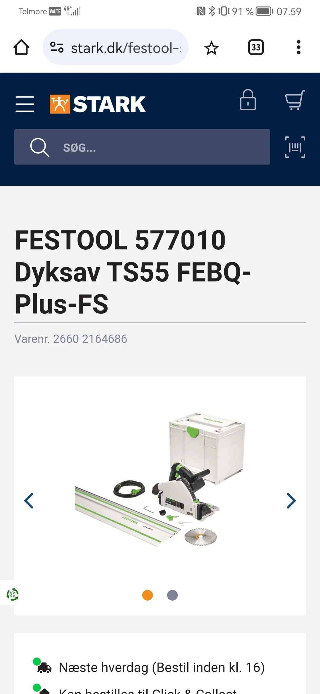 Festool TS 55 FEBQ-Plus-FS dyksav