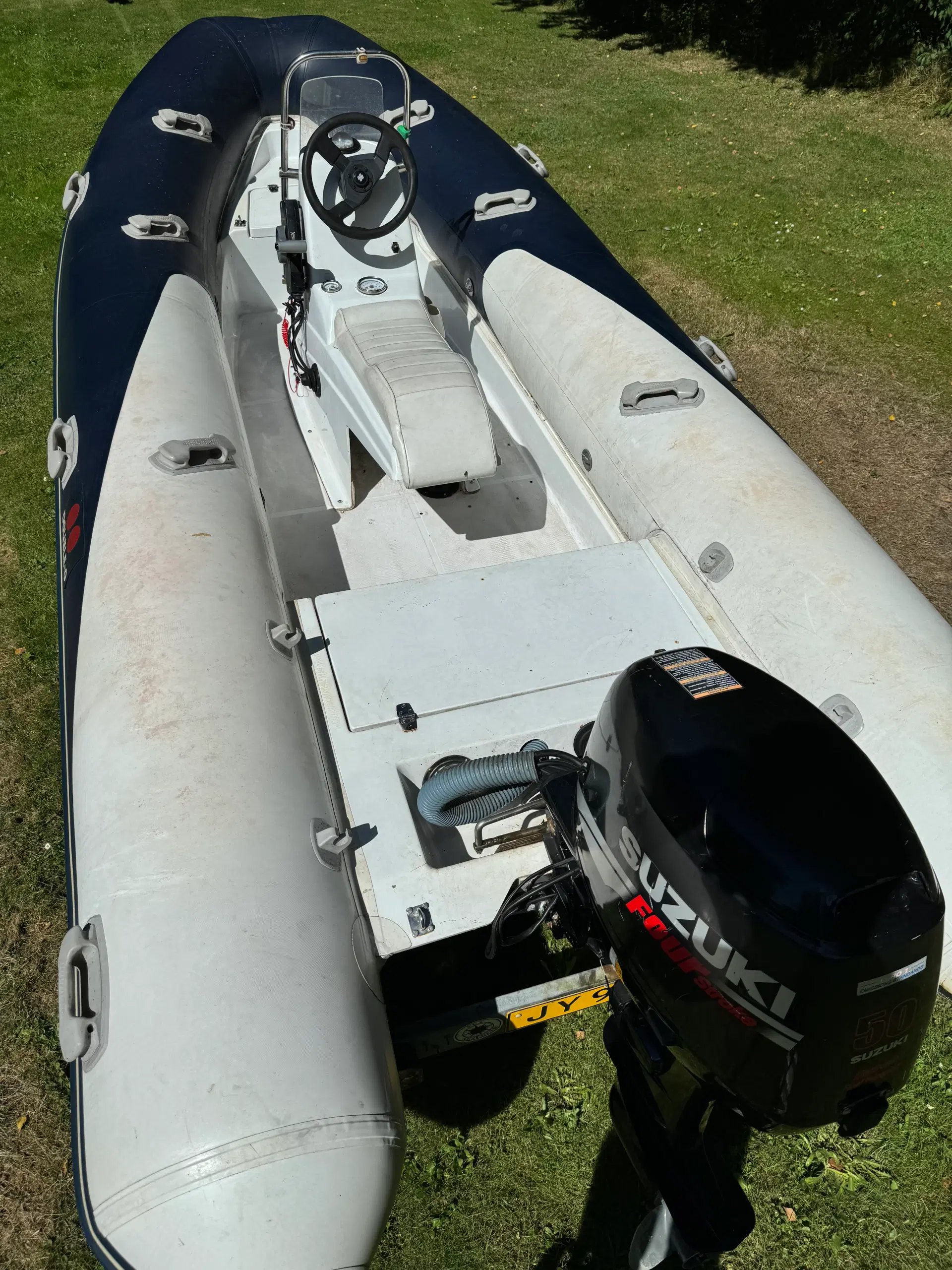 Double-O 450 Rib m 50hk Suzuki 4-takt og trailer