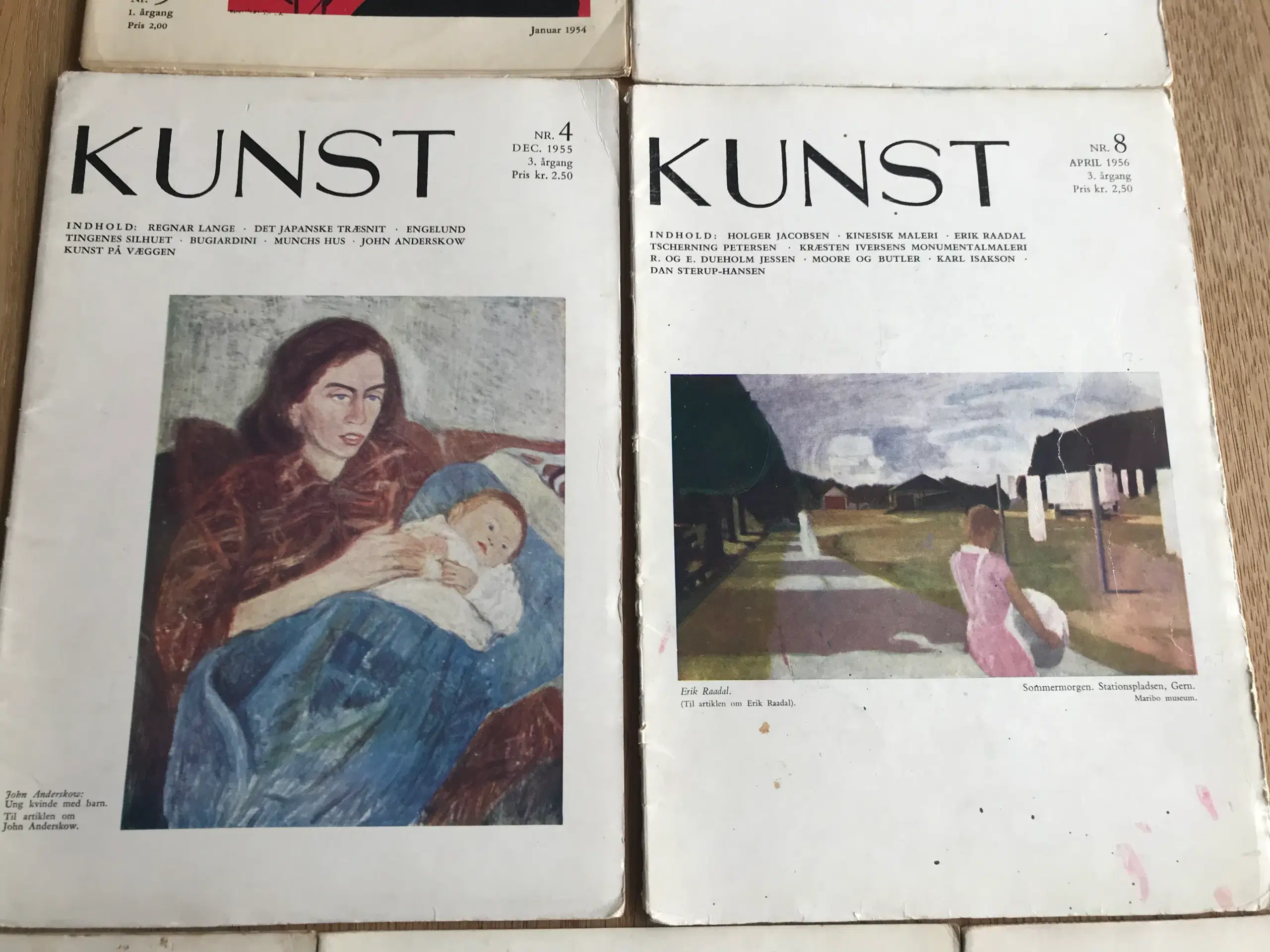 KUNST  -   Diverse fra 1 - 5 årgang  ( 7 numre)